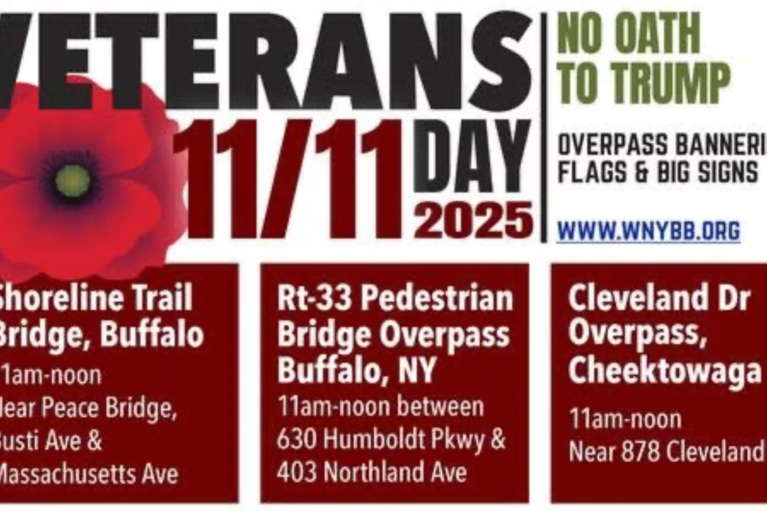 Veteran’s Day Bridge Brigade (Shoreline Trail Bridge)