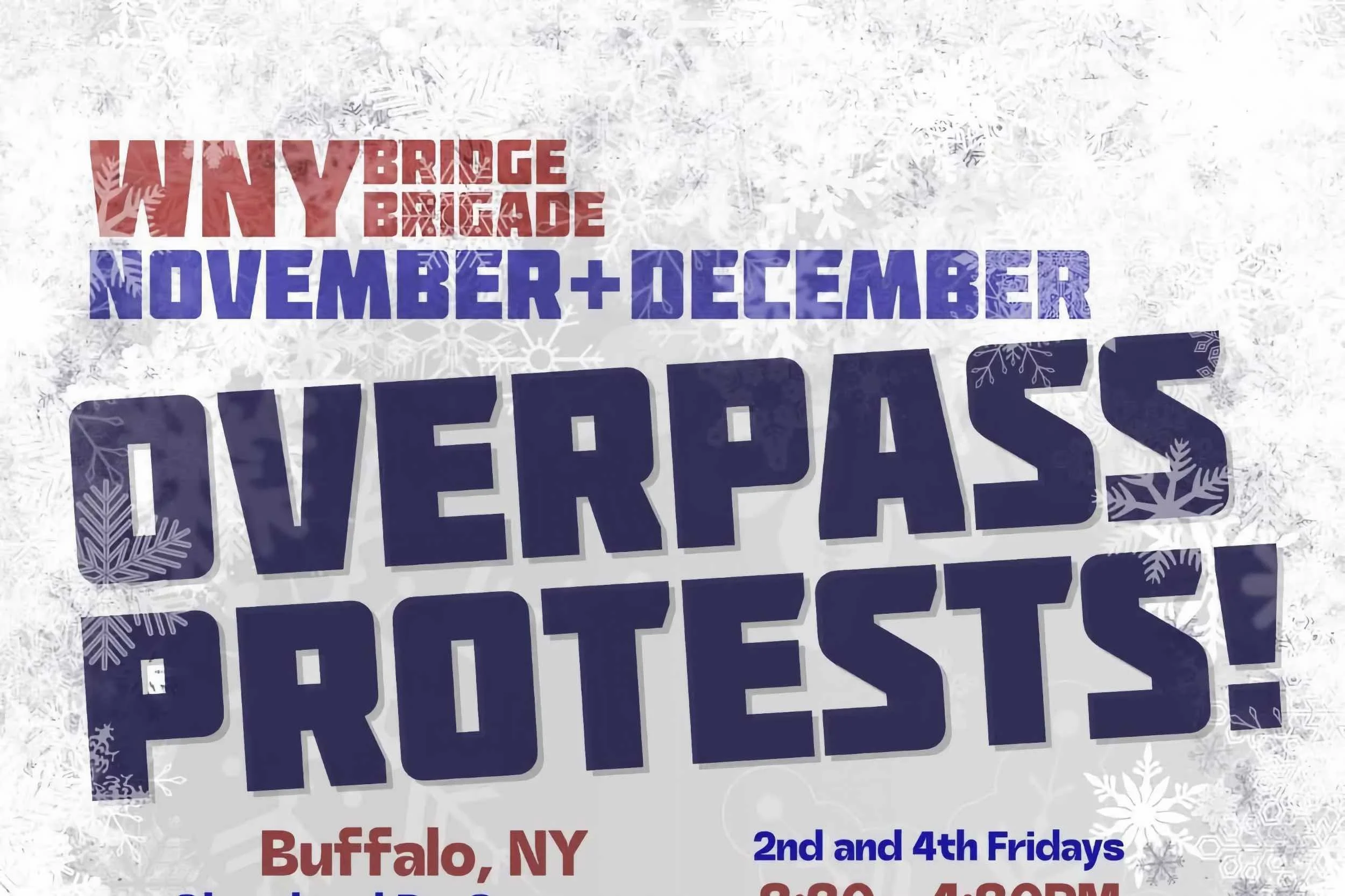 Overpass Protest - Cheektowaga