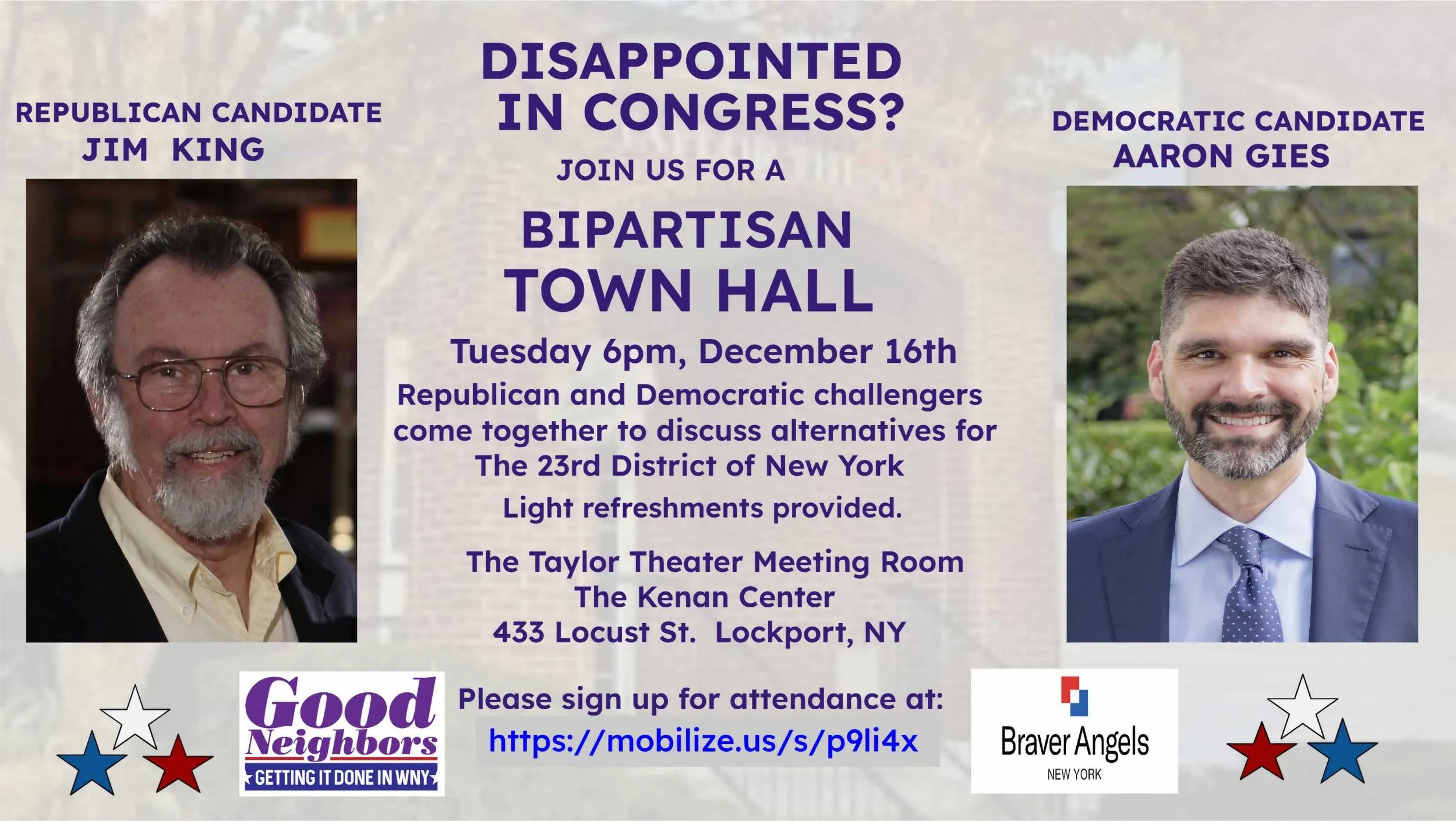 23rd District Bipartisan Town Hall