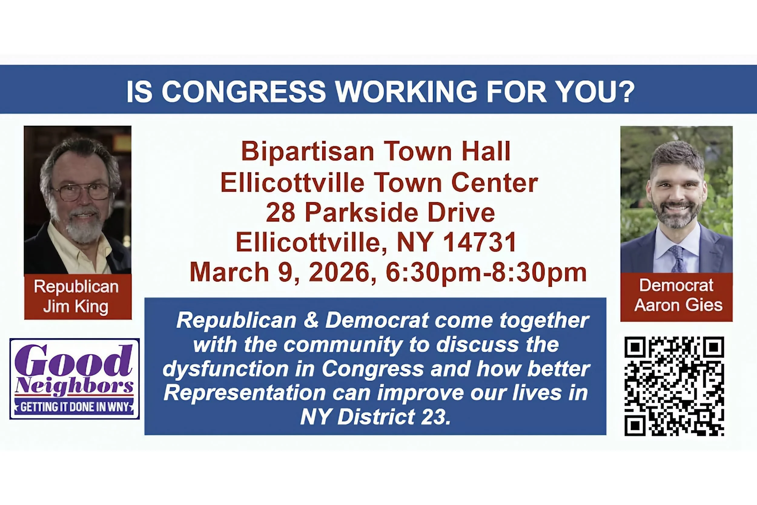 Bipartisan Town Hall Ellicottville