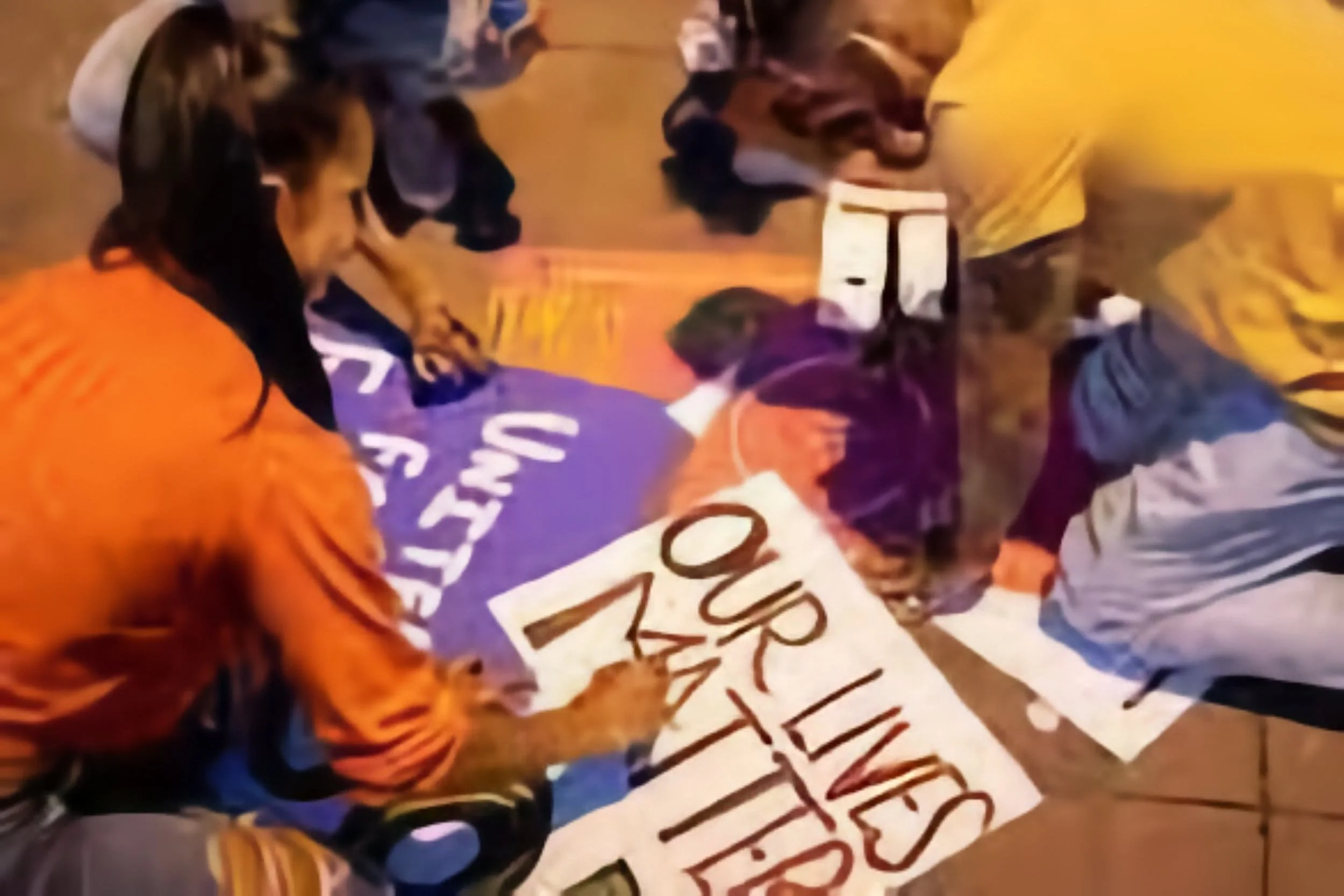 No Kings Rally Poster Making