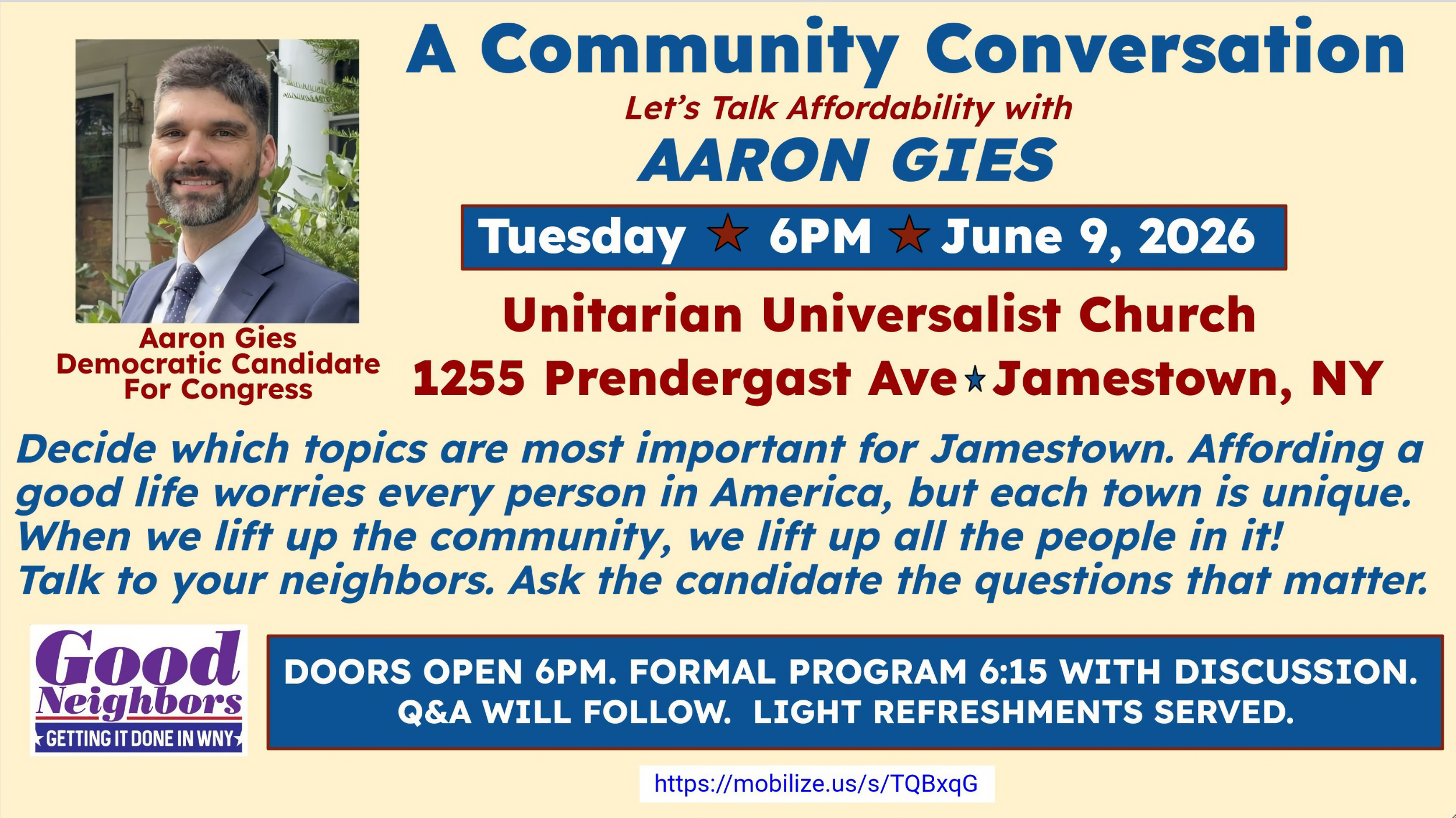 Talking Affordability! Jamestown, NY!