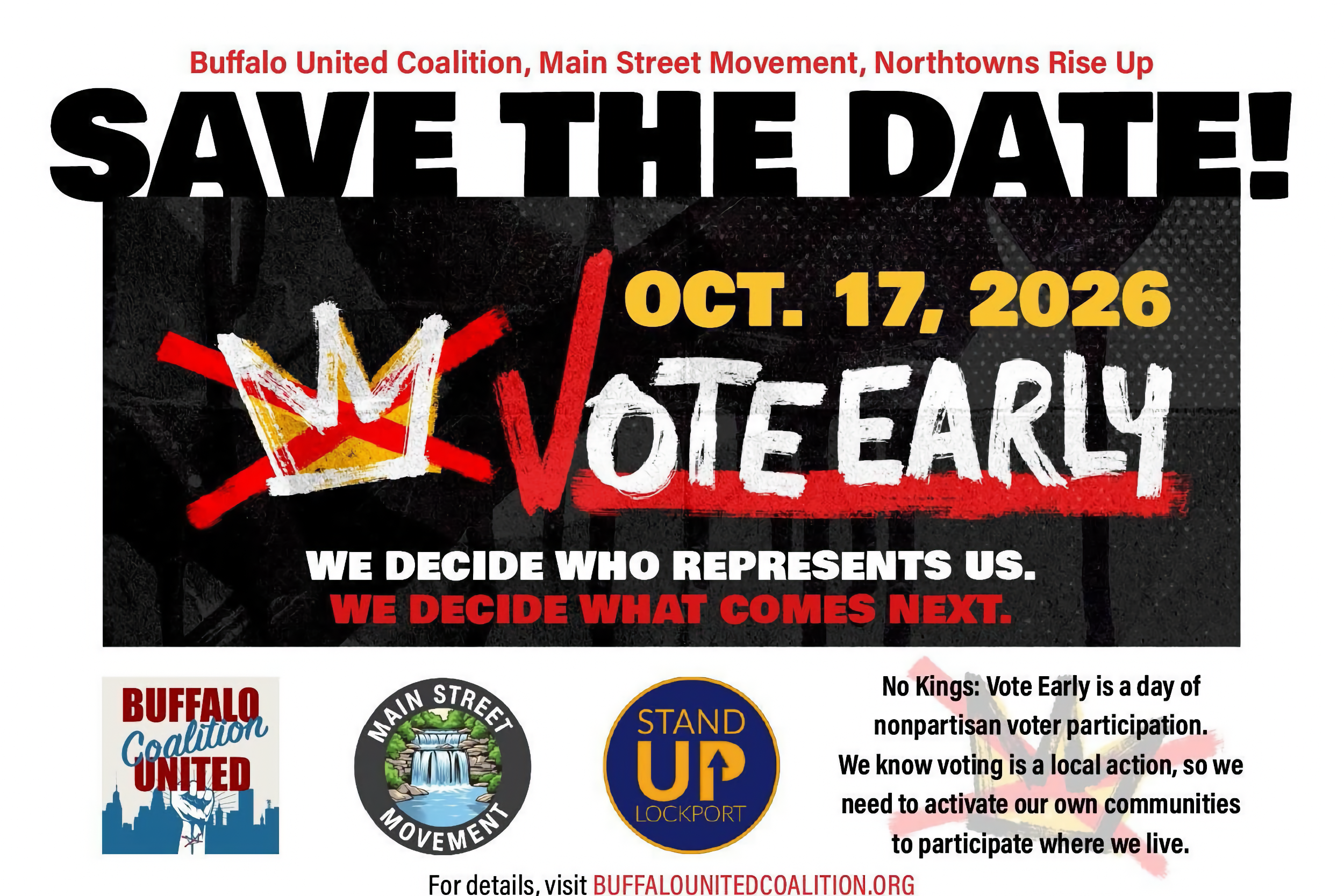 No Kings - Vote Early
