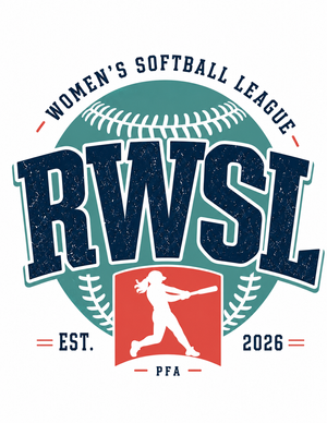 RWSL — Roanoke Women's Softball League logo