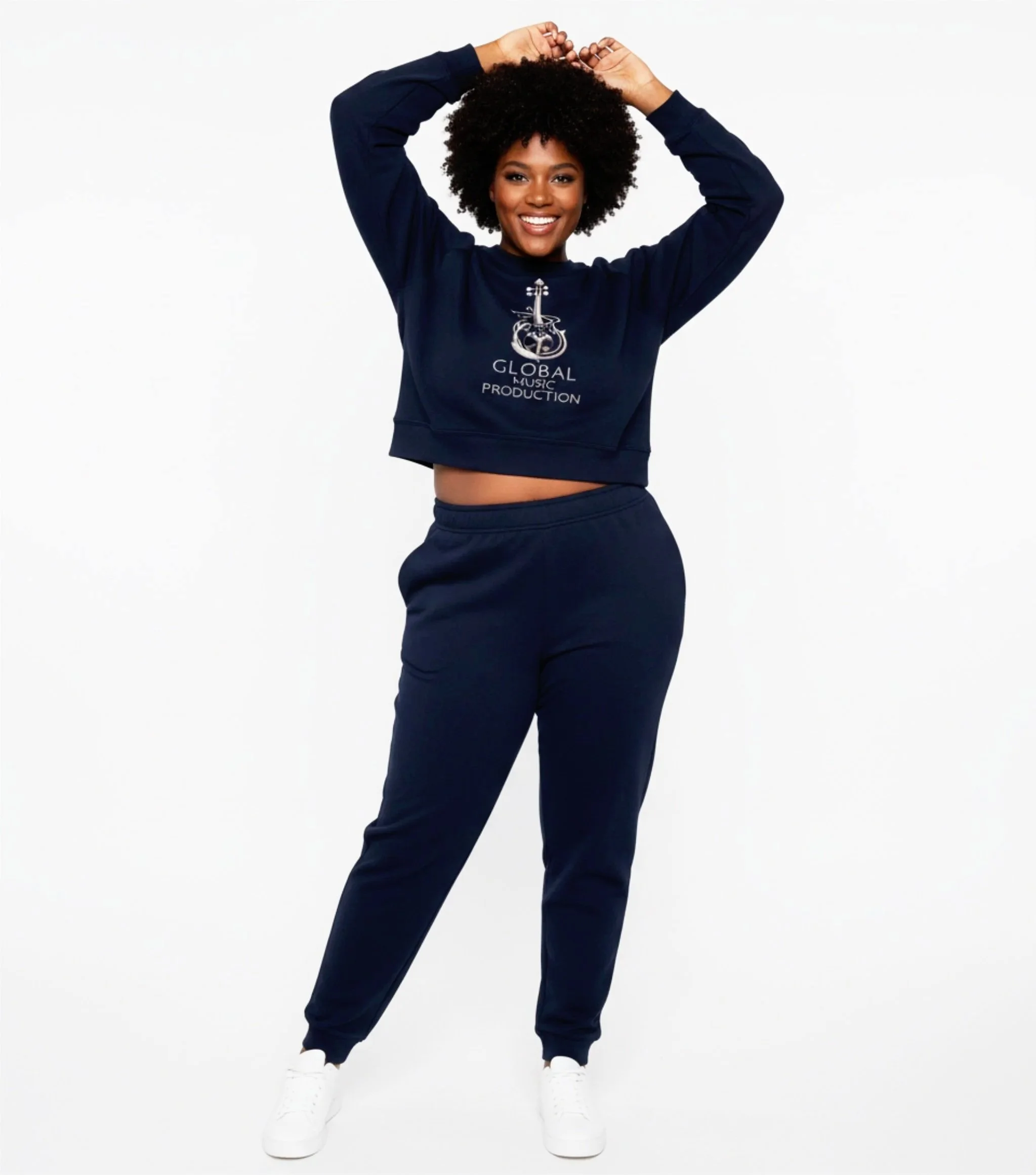 Mode Du Pont Music Raglan Sweater=  Global Music Production Logo