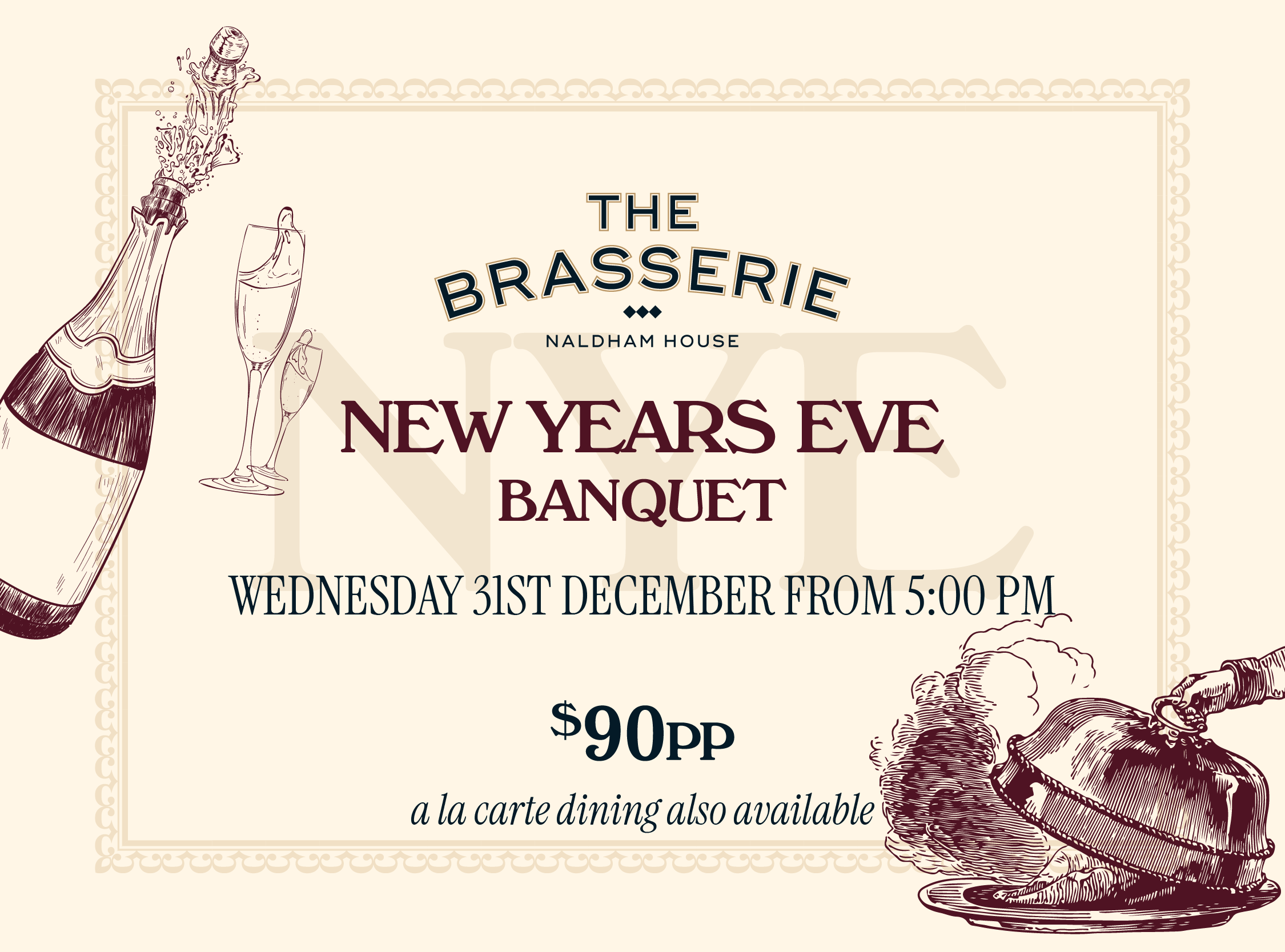 NYE in The Brasserie