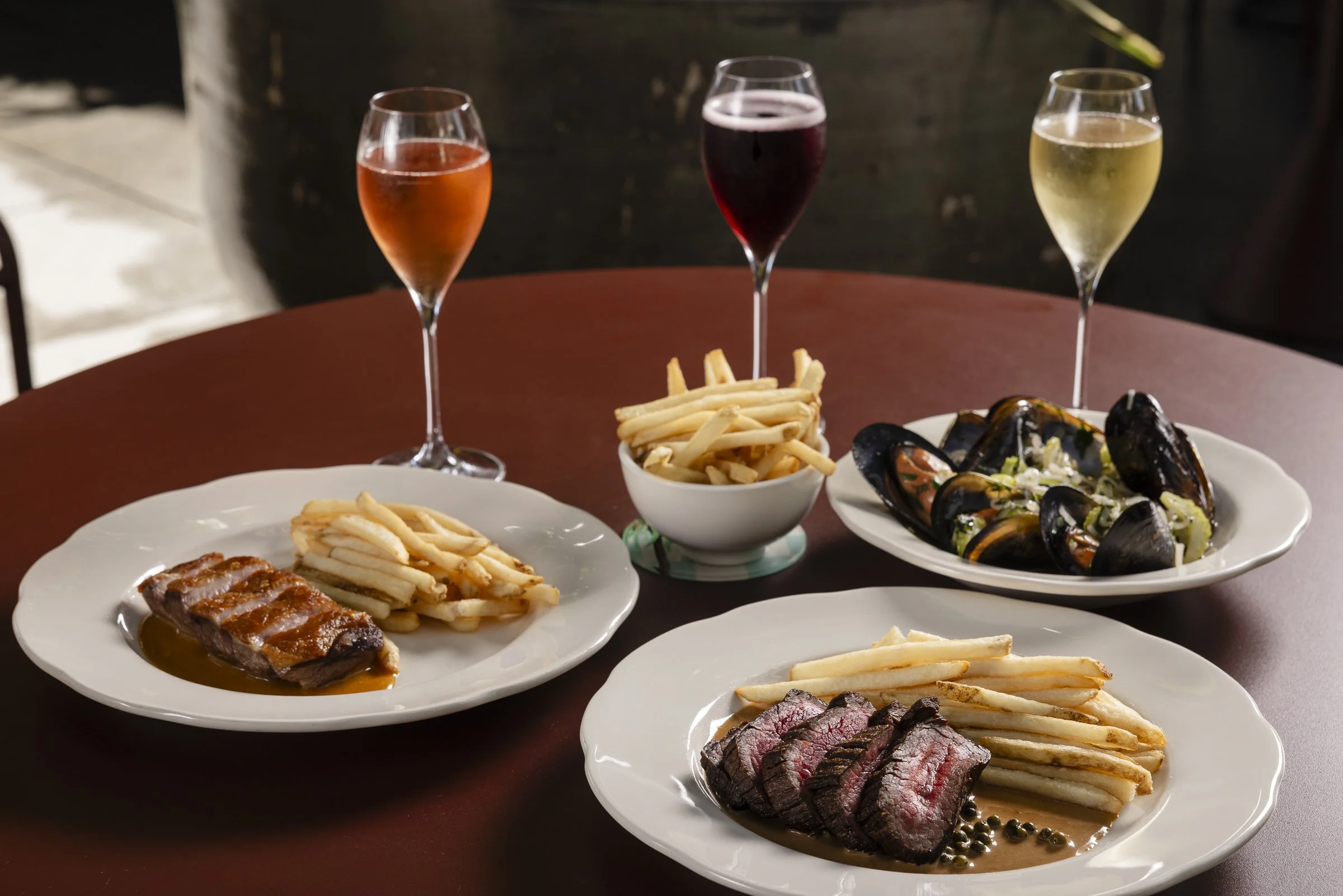 Frites and Fizz ~ On The Terrace 