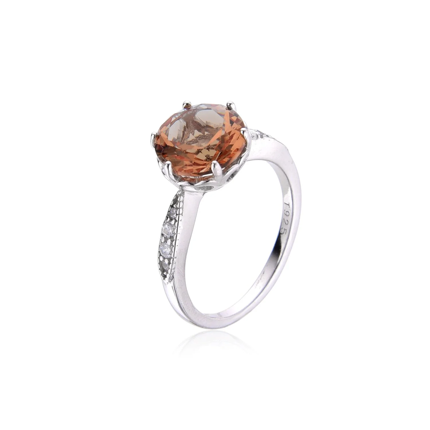 925 Sterling Silver Lab created Tourmaline Color Changing Zultanite Stone Solitaire Ring-11247-204