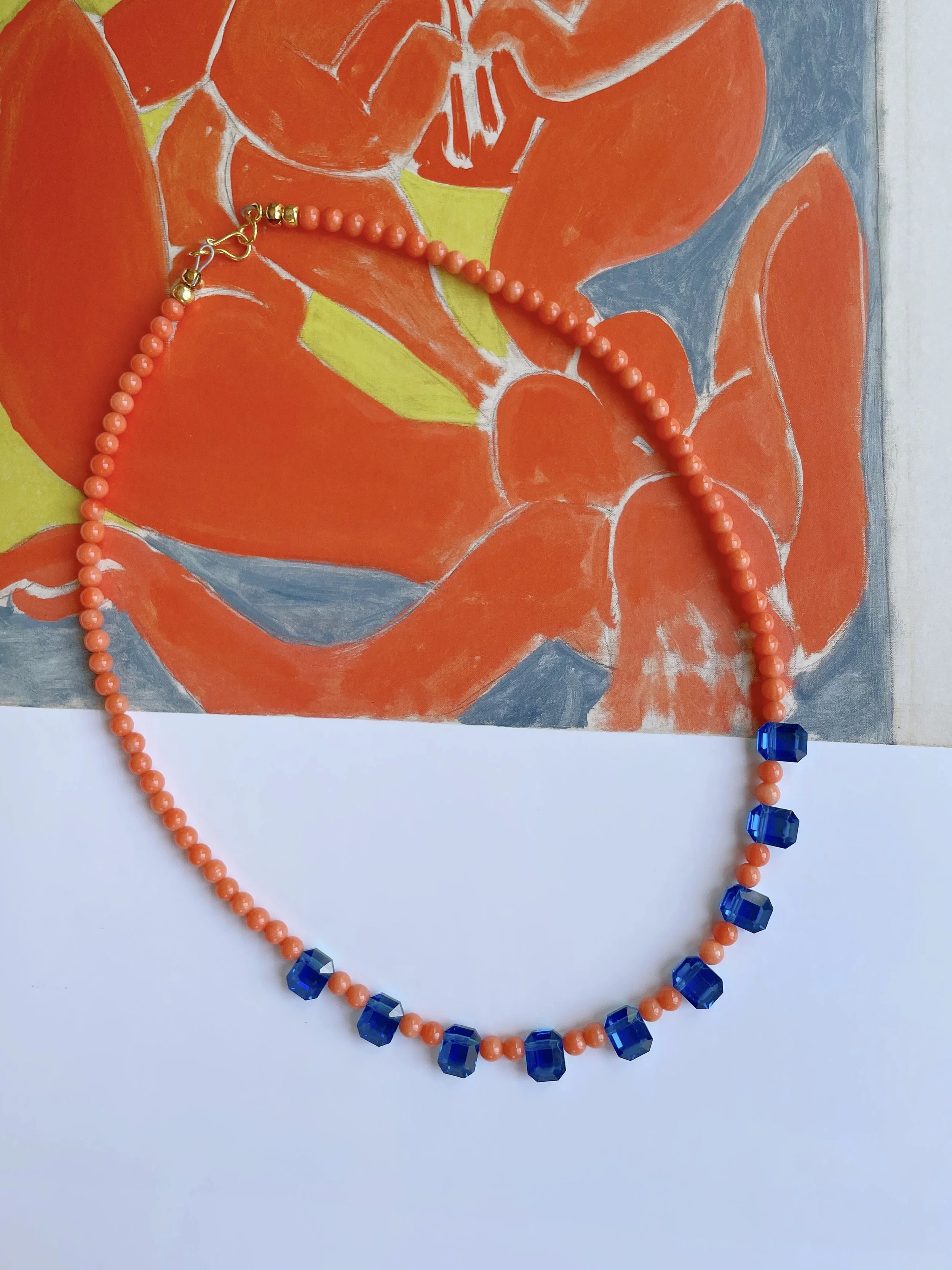 Sonya Necklace - Coral