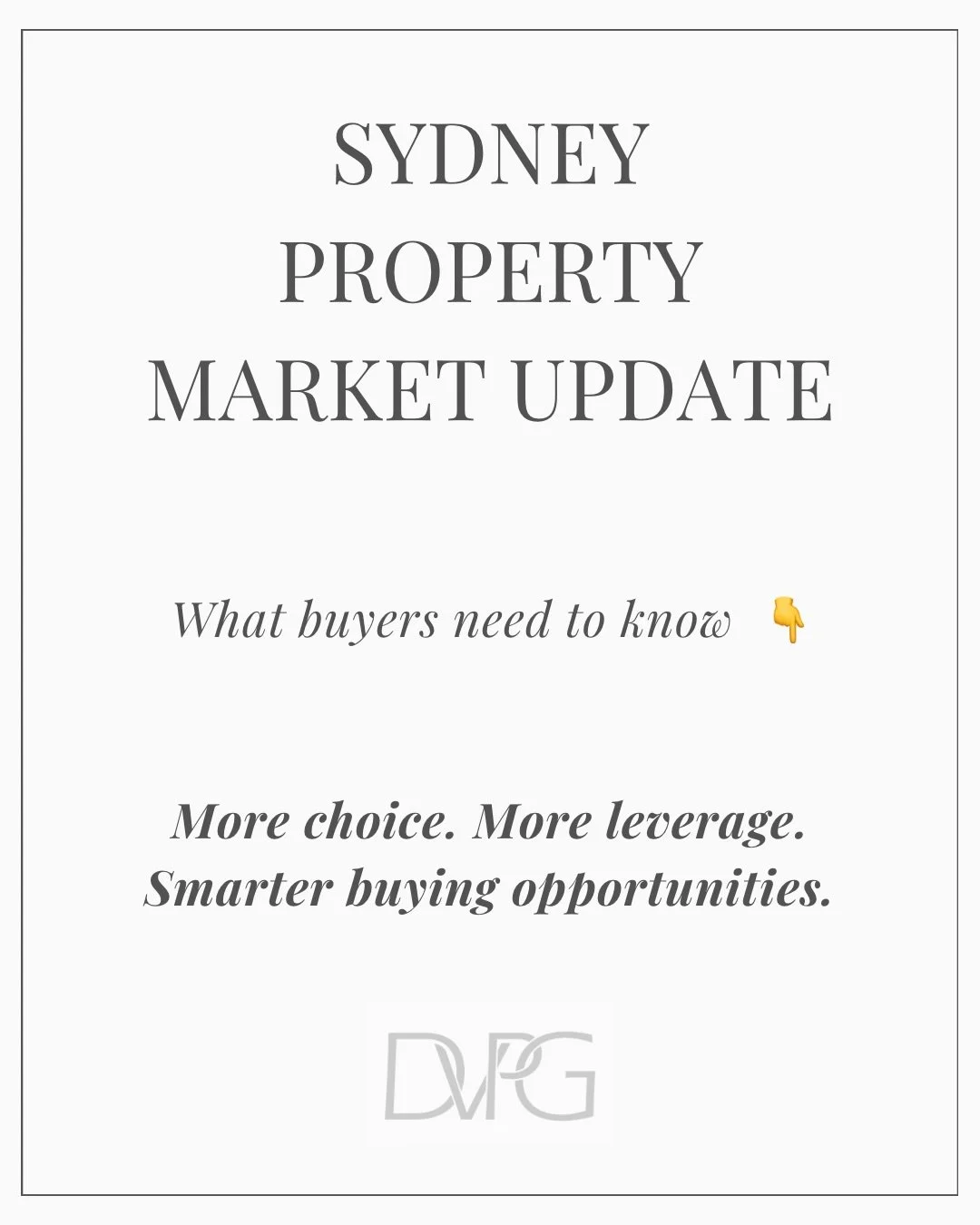 Sydney Market Update

We&rsquo;re seeing more opportunities to negotiate, more stock to choose from and a growing gap between asking prices and true market value. 

Right now, strategy matters more than speed.

DM us &lsquo;SYDNEY&rsquo; and we&rsquo