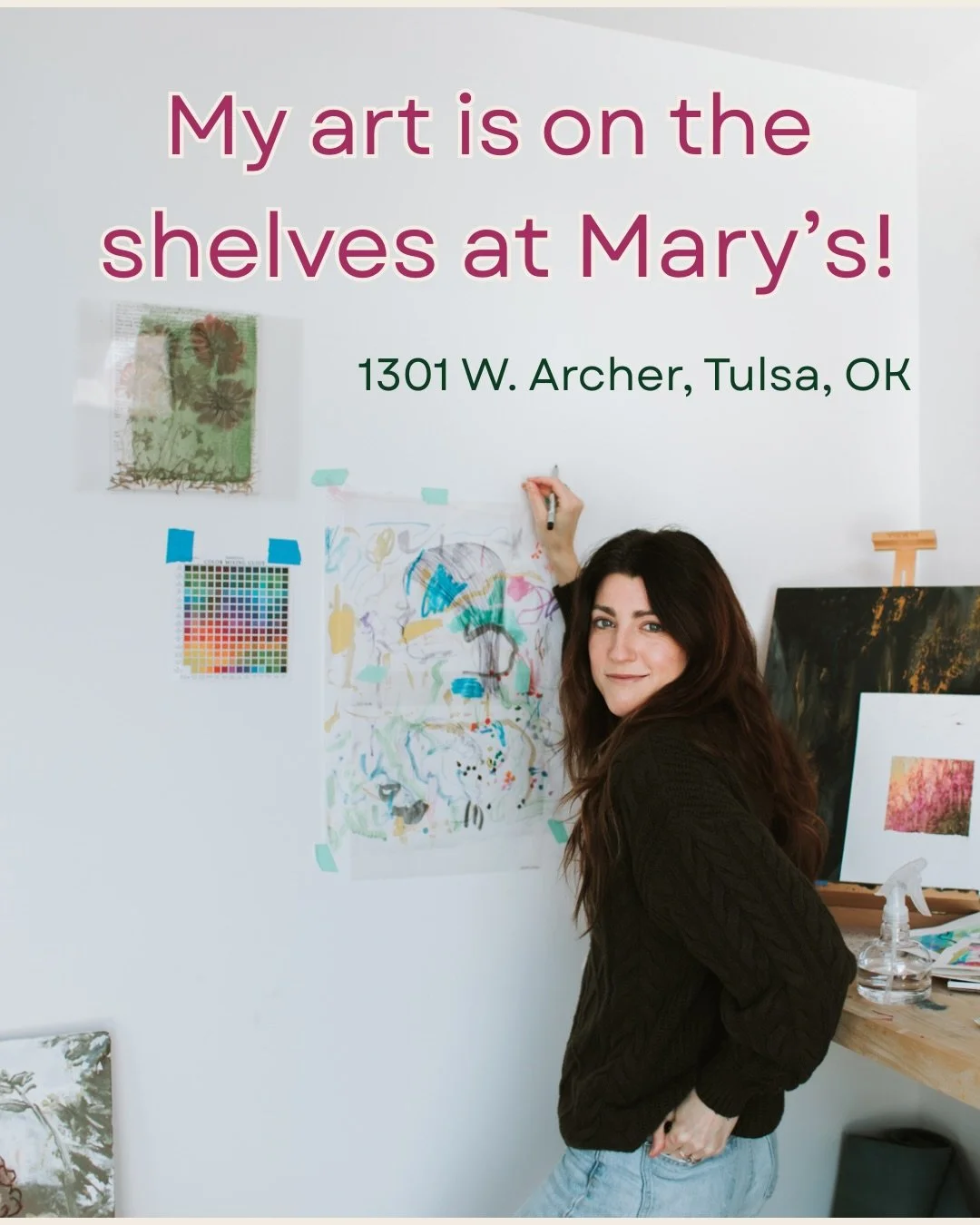 I make things for myself and I make things for others. 

You can now go into an actual physical STORE and buy my art and take it home and hang it on your wall&hellip; 🤯 

I&rsquo;m so lucky to be included with a group of very talented local makers a