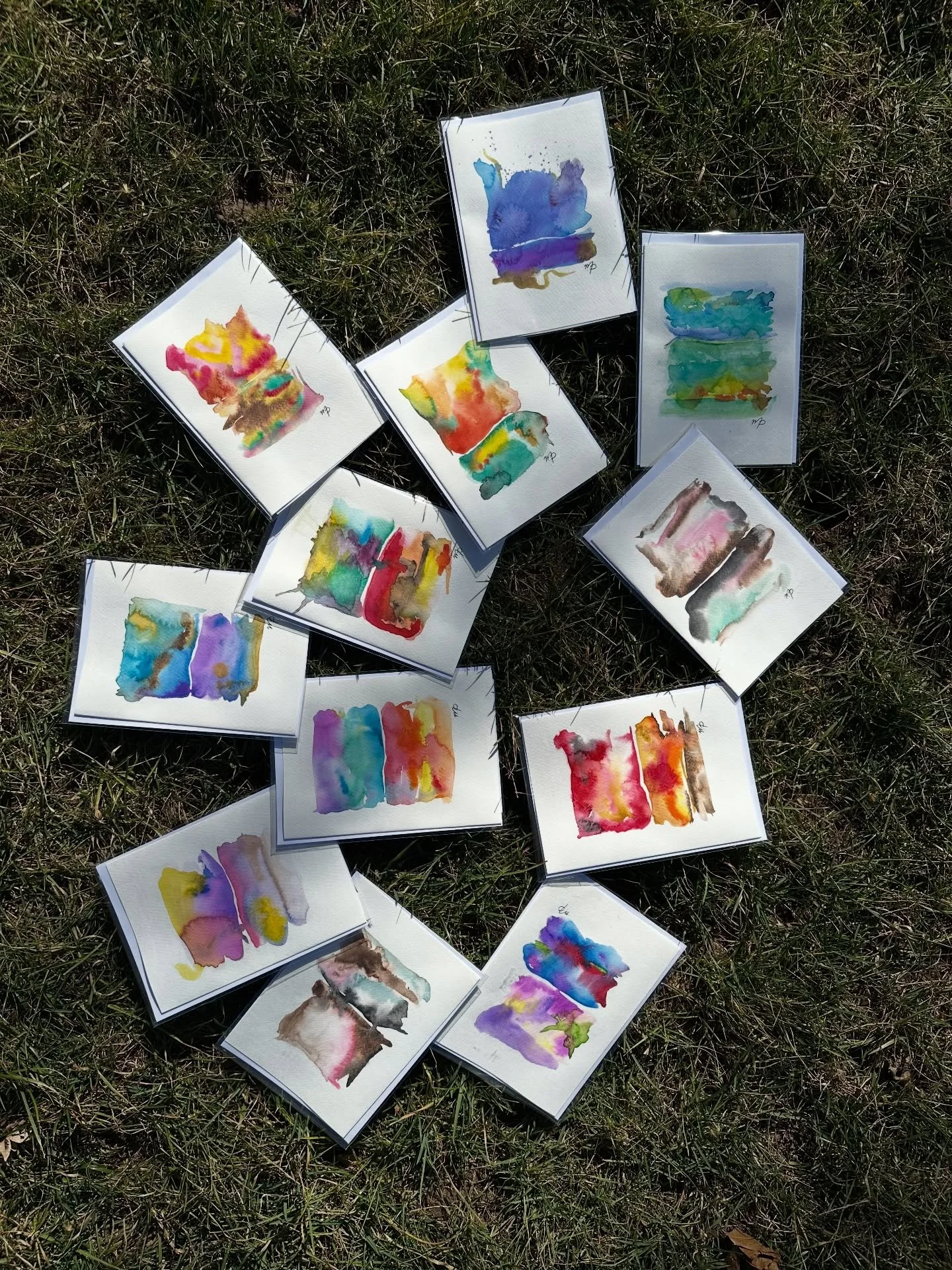 Thin Places Greeting Cards 4.5 x 7 watercolor on paper.  individually packaged with an artist statement sharing the meaning behind the work.

I was recently invited by my friend @holdingnewtherapy to create custom cards for her practice. She wanted s