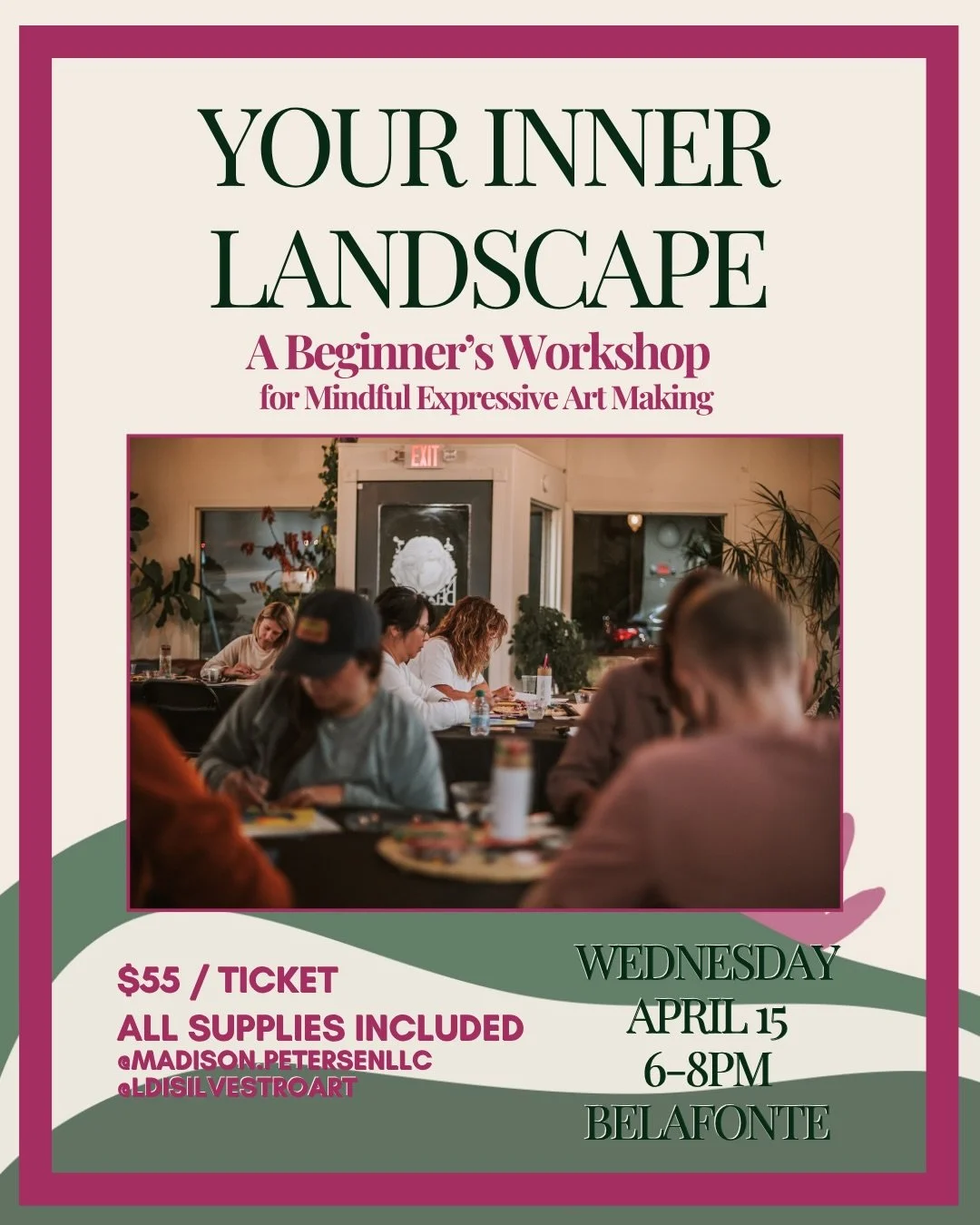 ✨We are doing it again&hellip;✨

The next beginners workshop offering is Wednesday 4/15 @belafontetulsa in collab with @creativegatheringtulsa 

Come check out what it is @ldisilvestroart and I are both passionate and weird about and meet other suppo