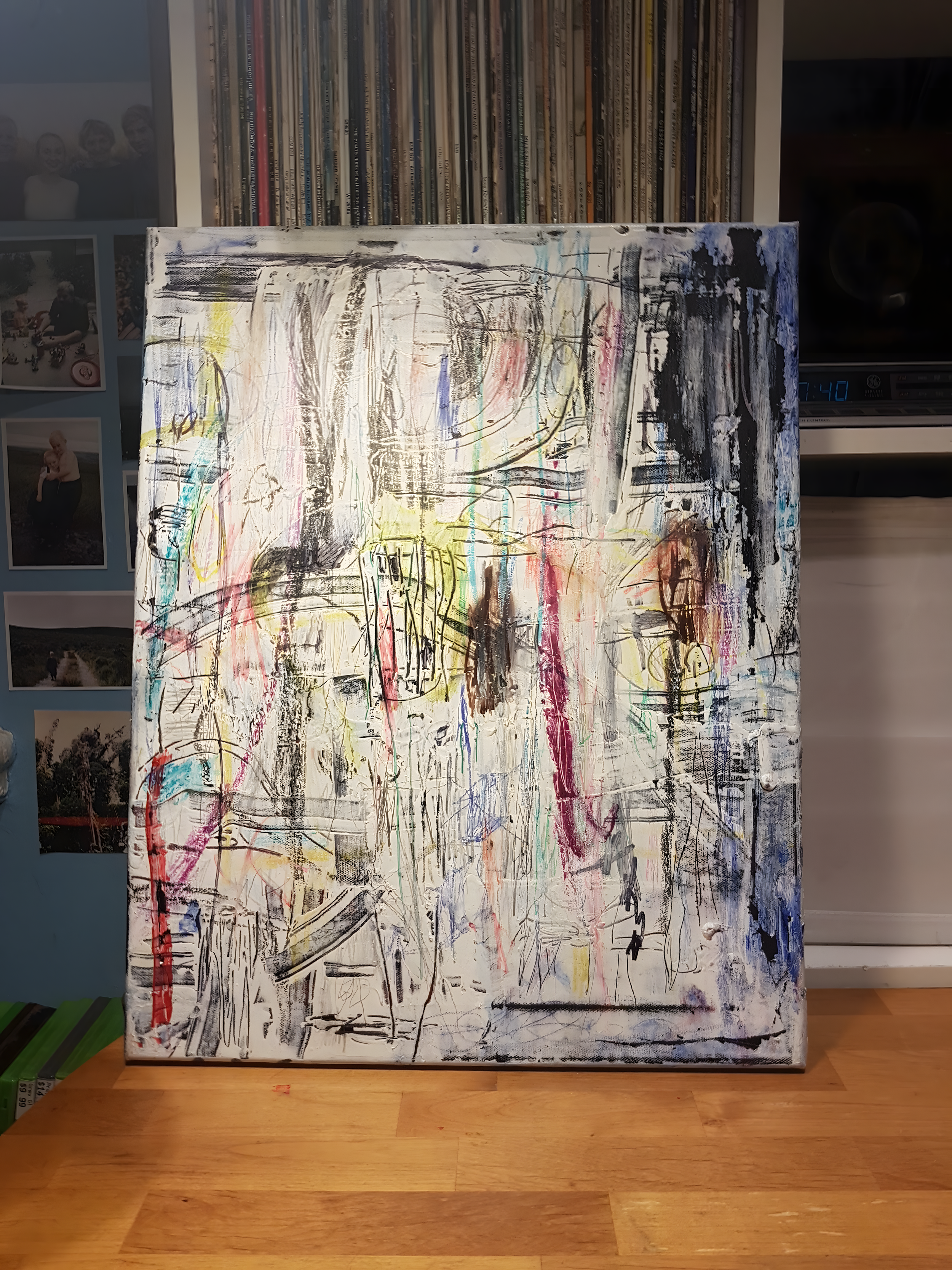 Untitled, 2016, mixed media on canvas