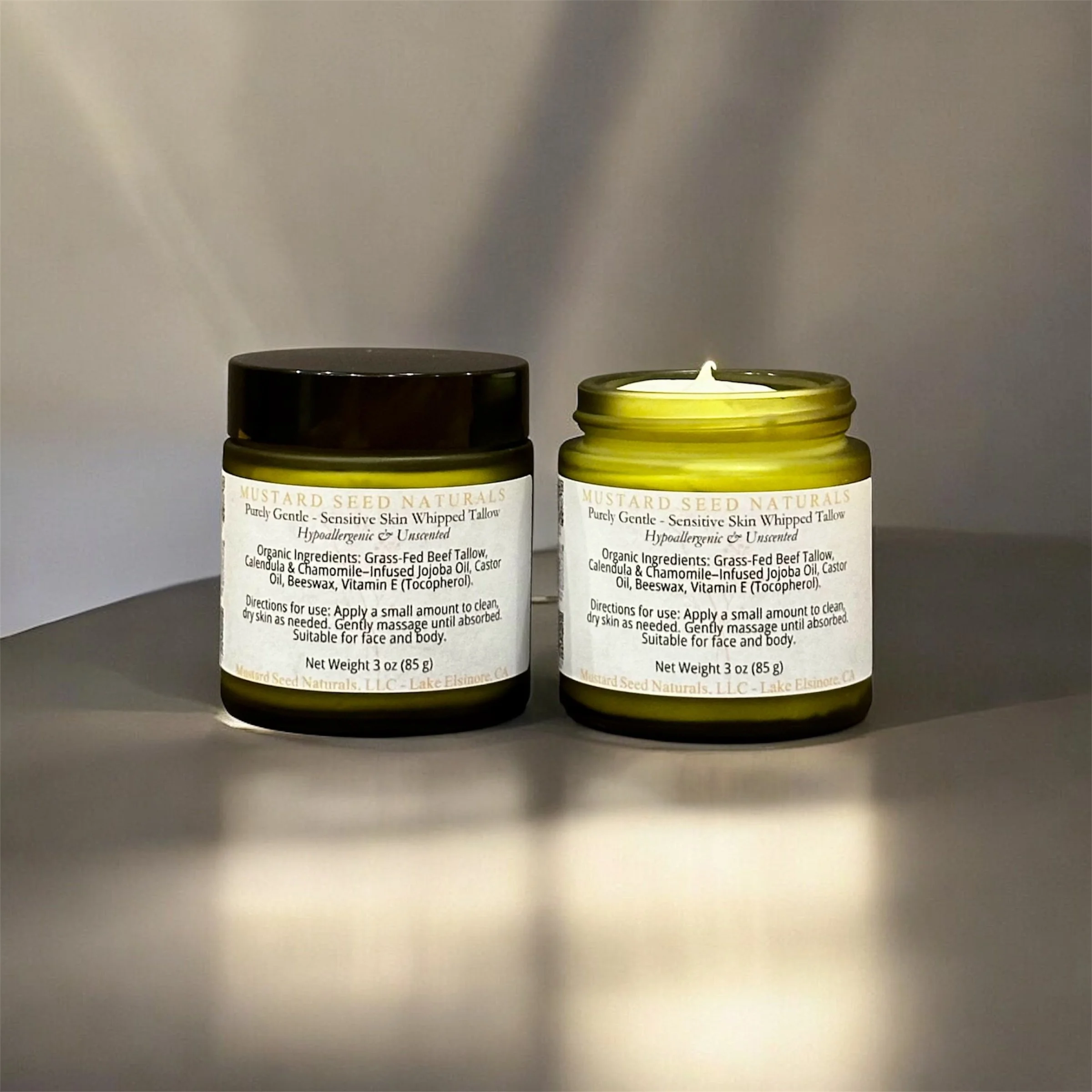 Purely Gentle - Sensitive Skin Whipped Tallow Butter