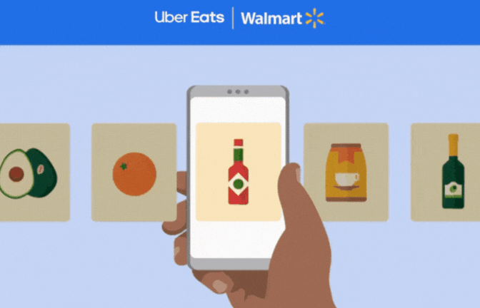 Uber Eats x Walmart
