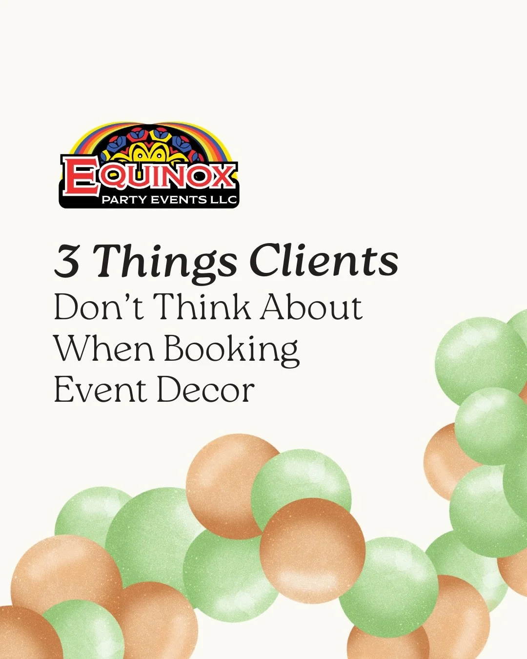When it comes to event decor, it&rsquo;s more than just balloons; it&rsquo;s planning, quality, and design that make the difference. At Equinox Party Events, we focus on the details clients don&rsquo;t always see but always feel.

If you&rsquo;re pla