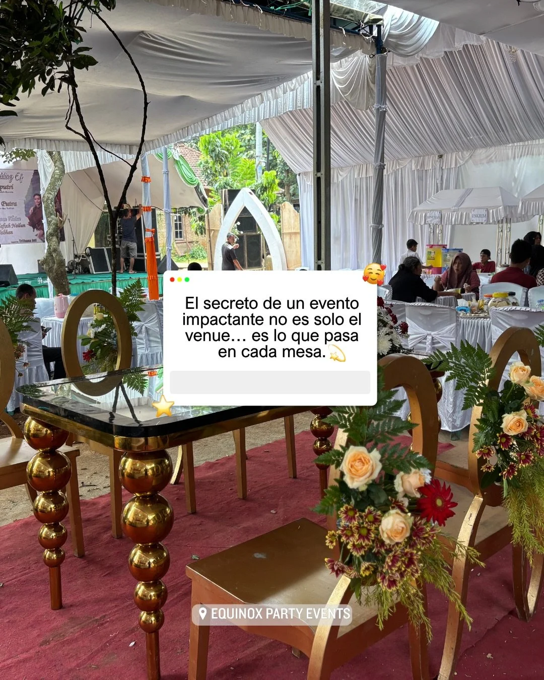 No todos los elementos de decoraci&oacute;n tienen el mismo impacto.

Algunos detalles especialmente los que van en cada mesa son los que realmente definen la experiencia visual de un evento completo.

Desde centerpieces hasta linens, estos elementos