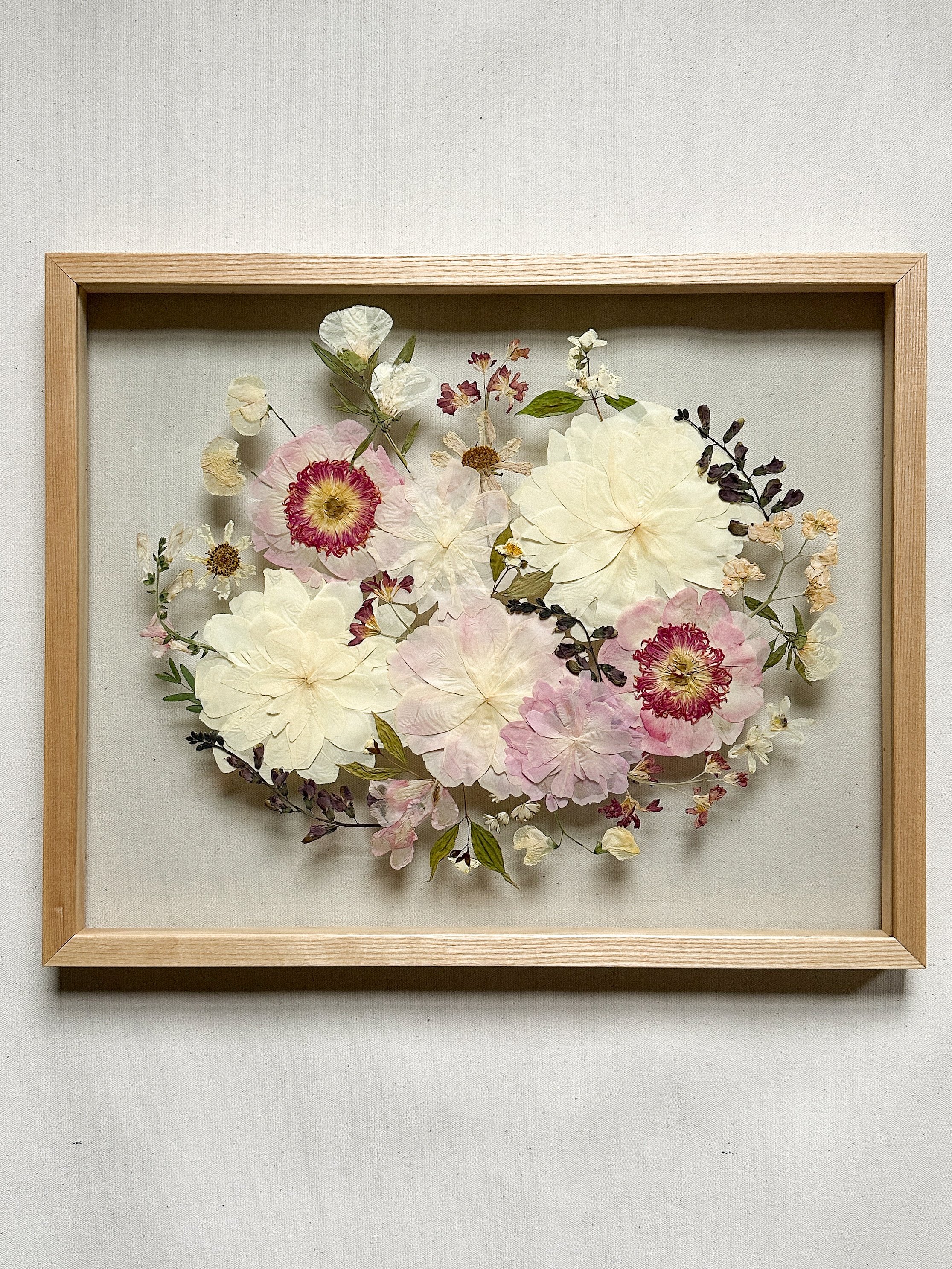 16x20 Custom Pressed Flower Frame