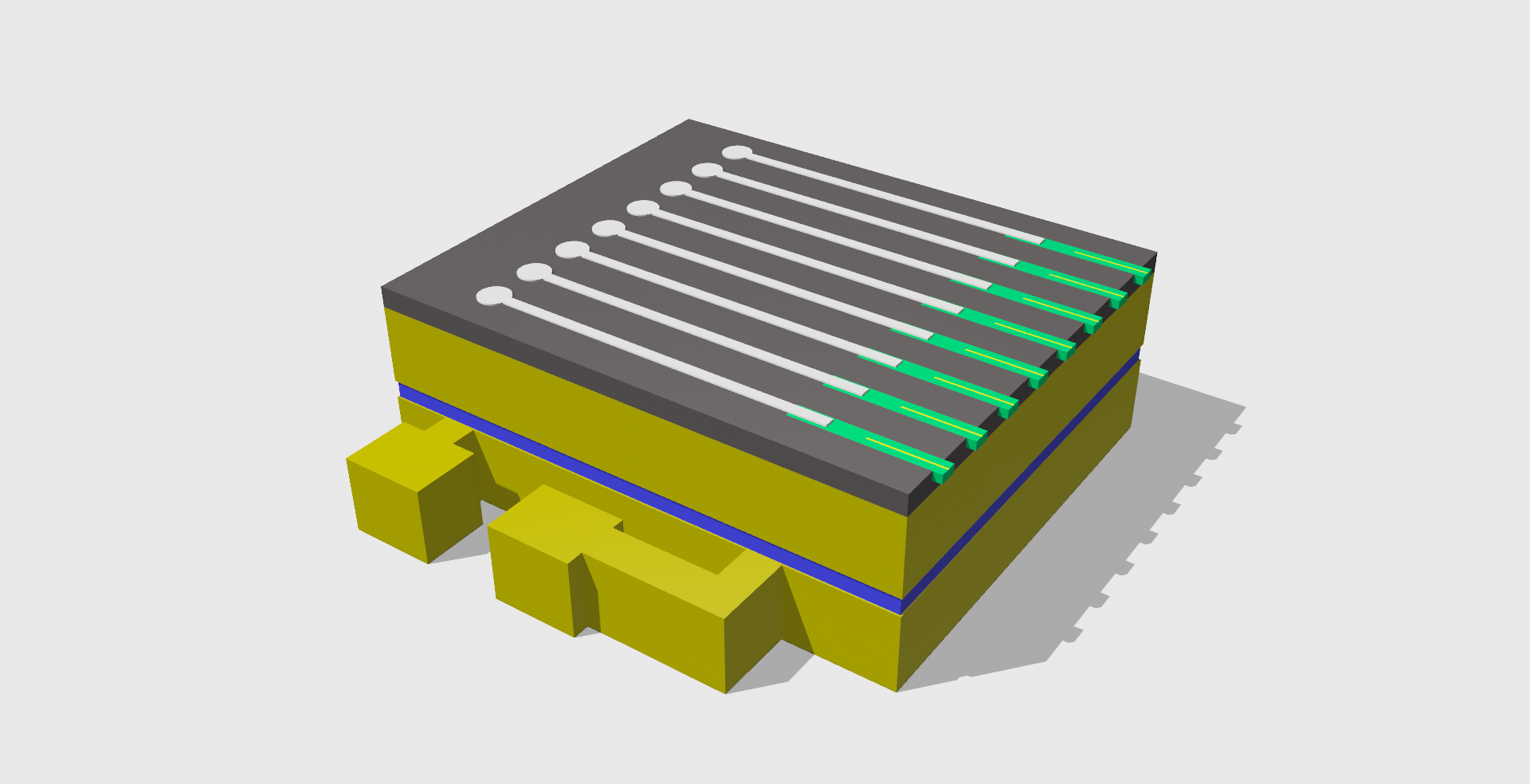 Diagram of a laser diode module showing laser diode, anode, cathode, and electrical connections.