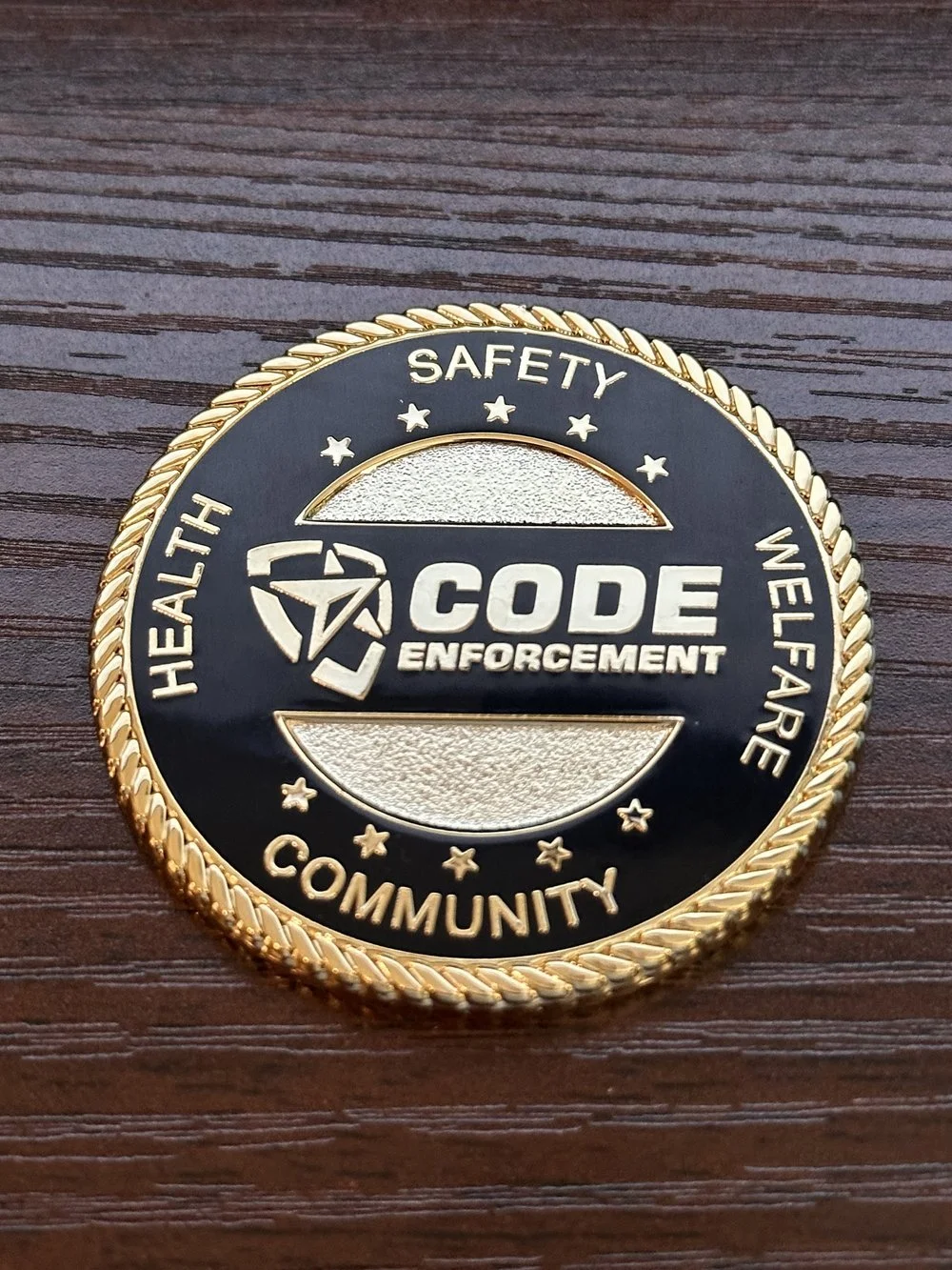 Code Enforcement Challenge Coin and Code Enforcement Badge Pin — GMS ...