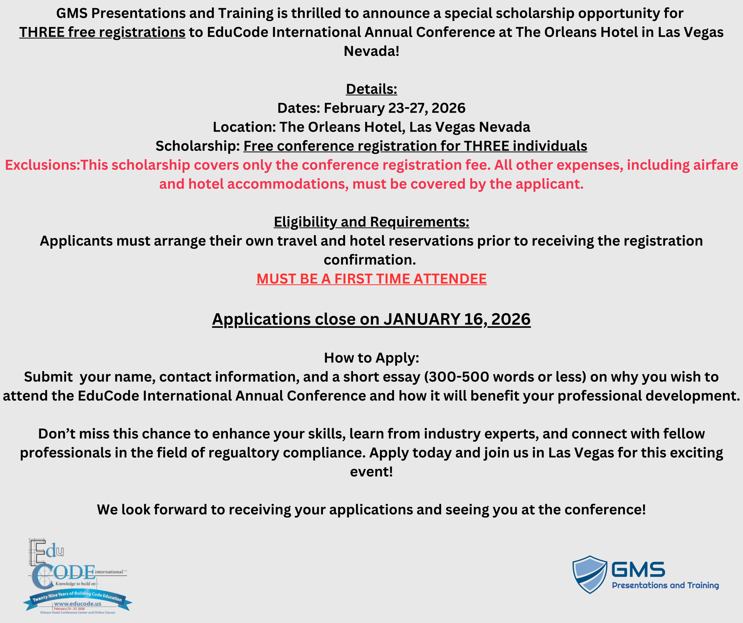 image of scholarship requirements
