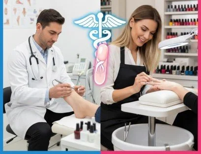 Difference Between a Podiatrist and a Nail Technician?