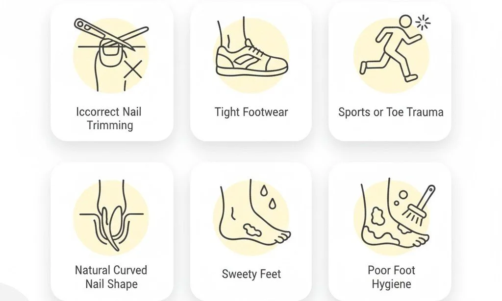 What Causes Ingrown Toenails?