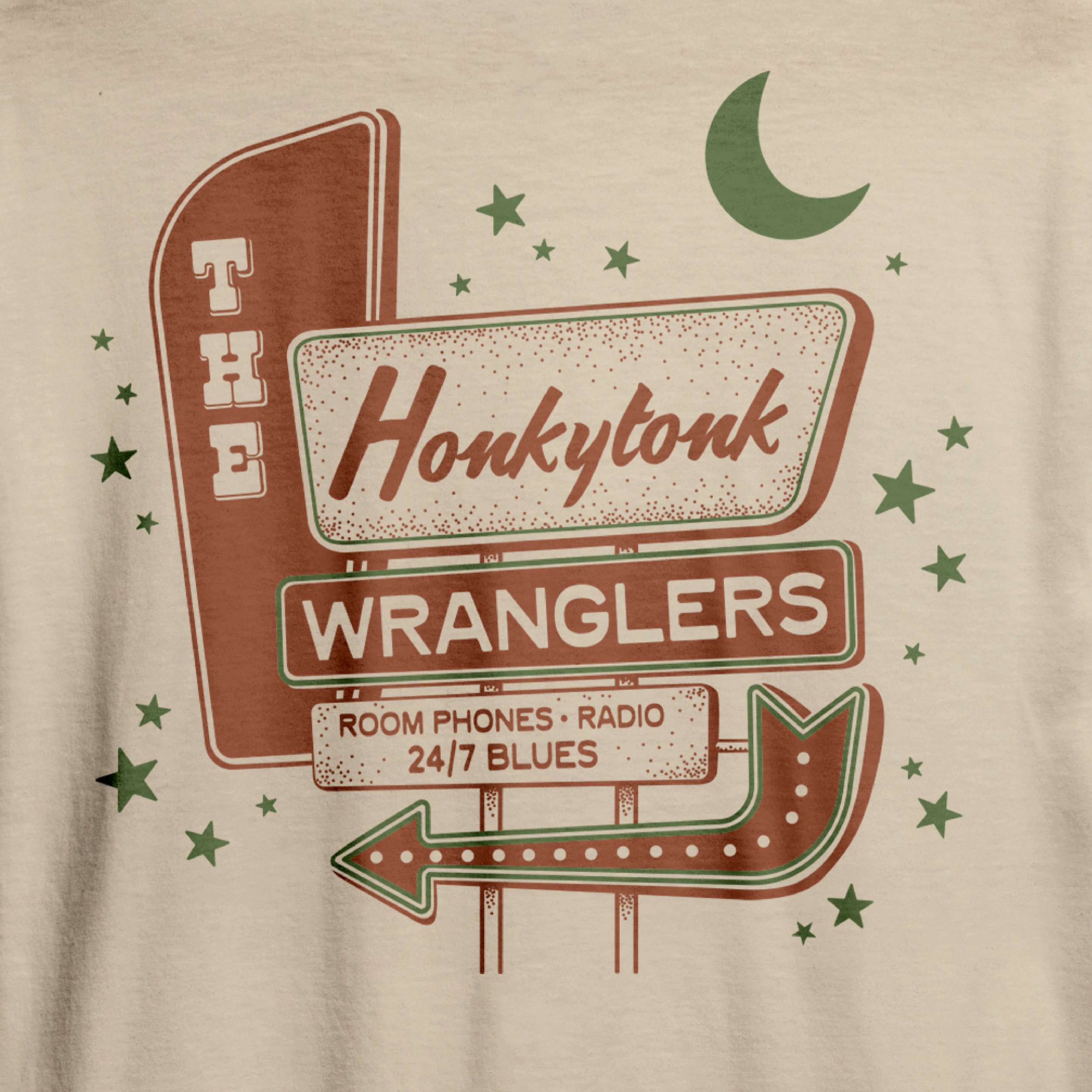 The Honkytonk Wranglers Tee