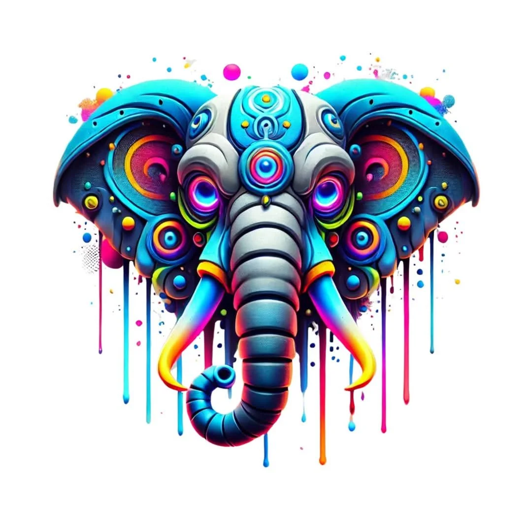 Neon Elephant