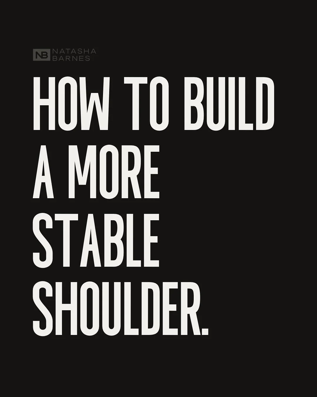 Most climbers with shoulder pain are told to do &ldquo;shoulder stability&rdquo; drills when something hurts.

(Band pull-aparts, wall angels, Y&rsquo;s and T&rsquo;s, endless external rotations. You know, the classic PT handout) 

Here&rsquo;s the p