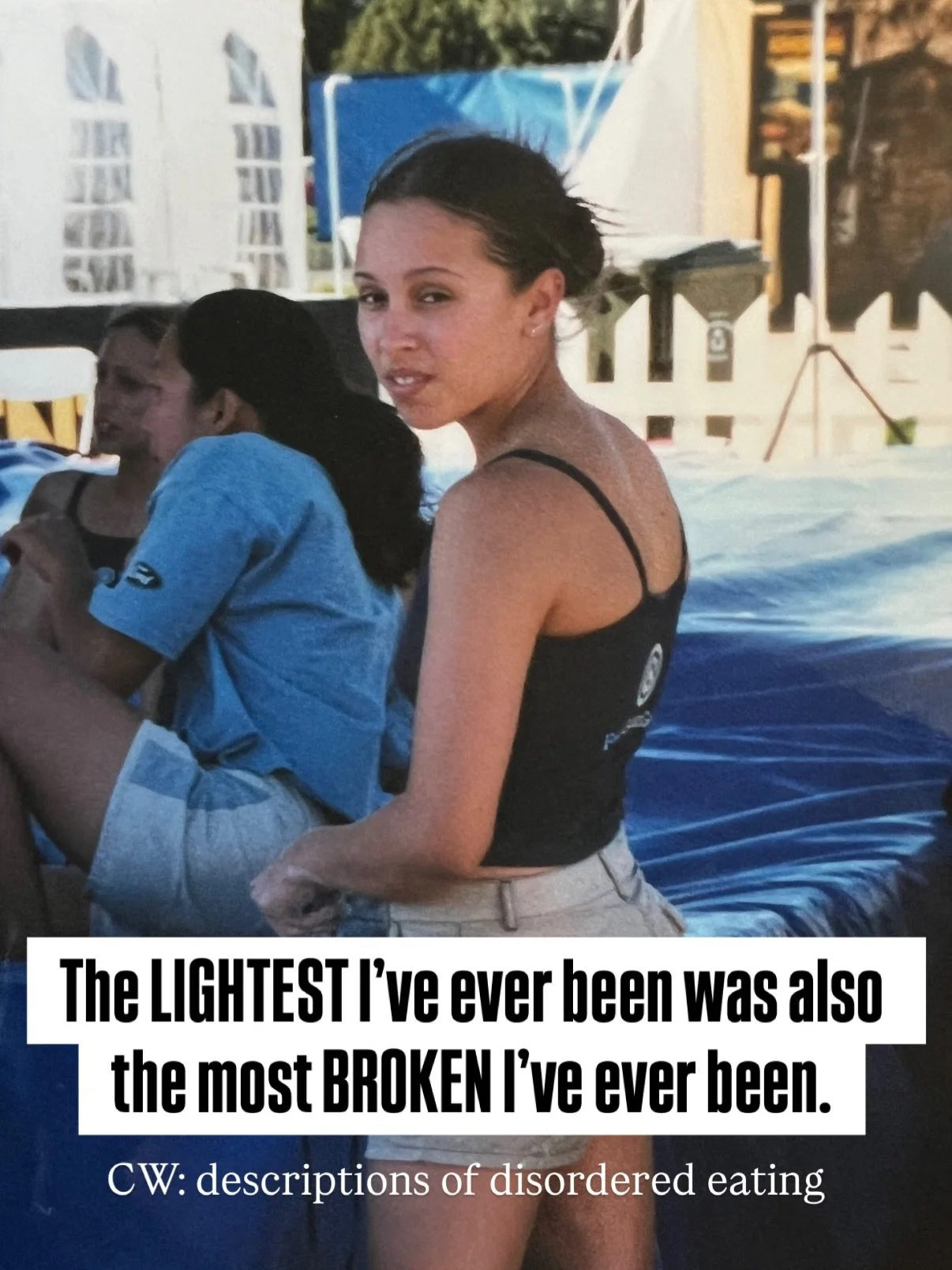 I was 99 pounds and convinced I was on the right track.
I wasn&rsquo;t. Swipe to see what actually changed everything.