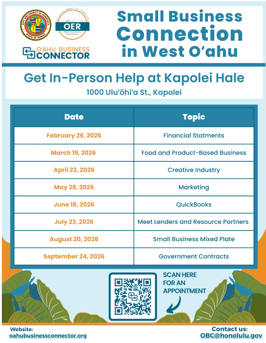 Kapolei Hale Workshop Series