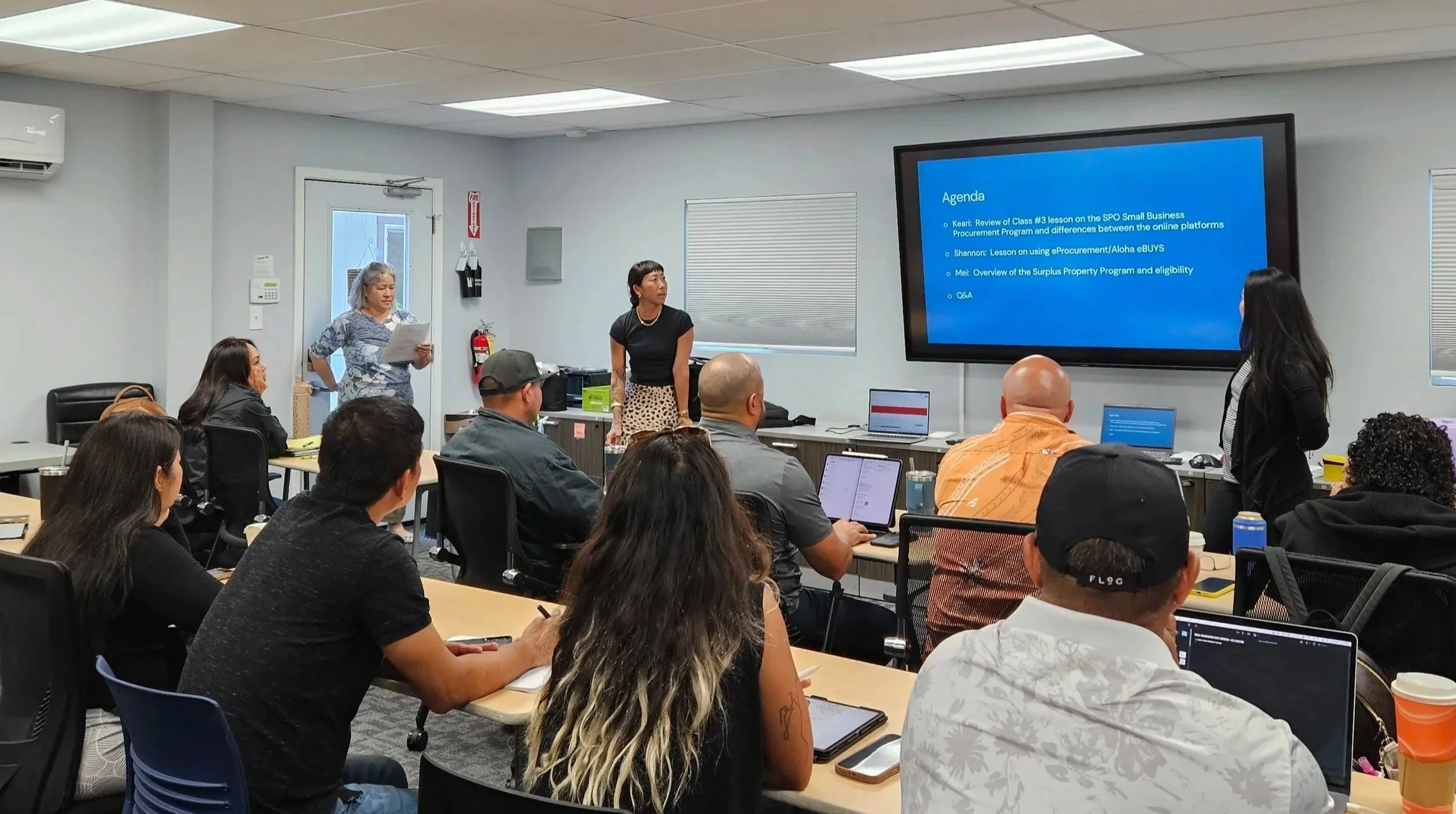 Photo of small business training workshop conducted in 2026.