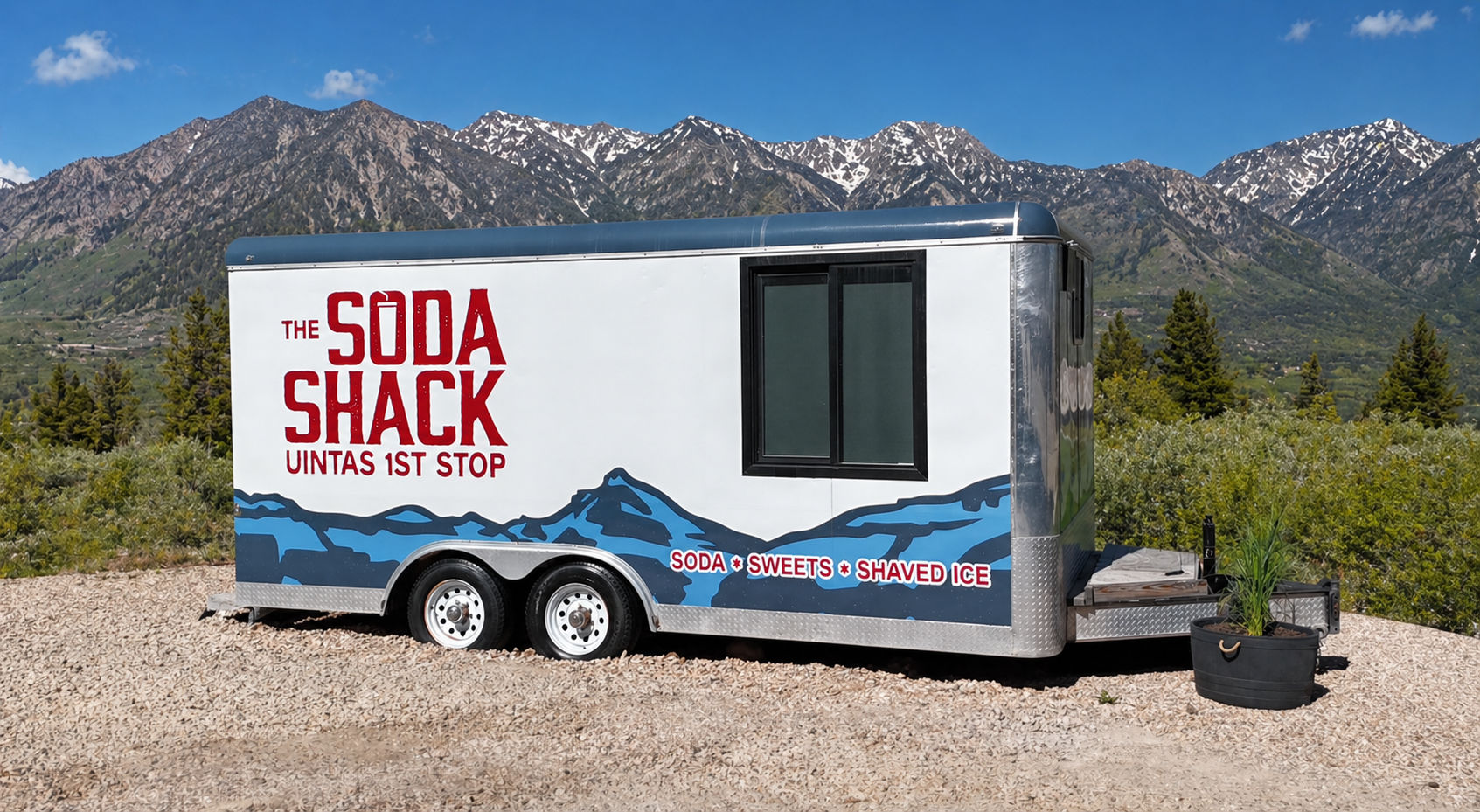 THE SODA SHACK BRANDING