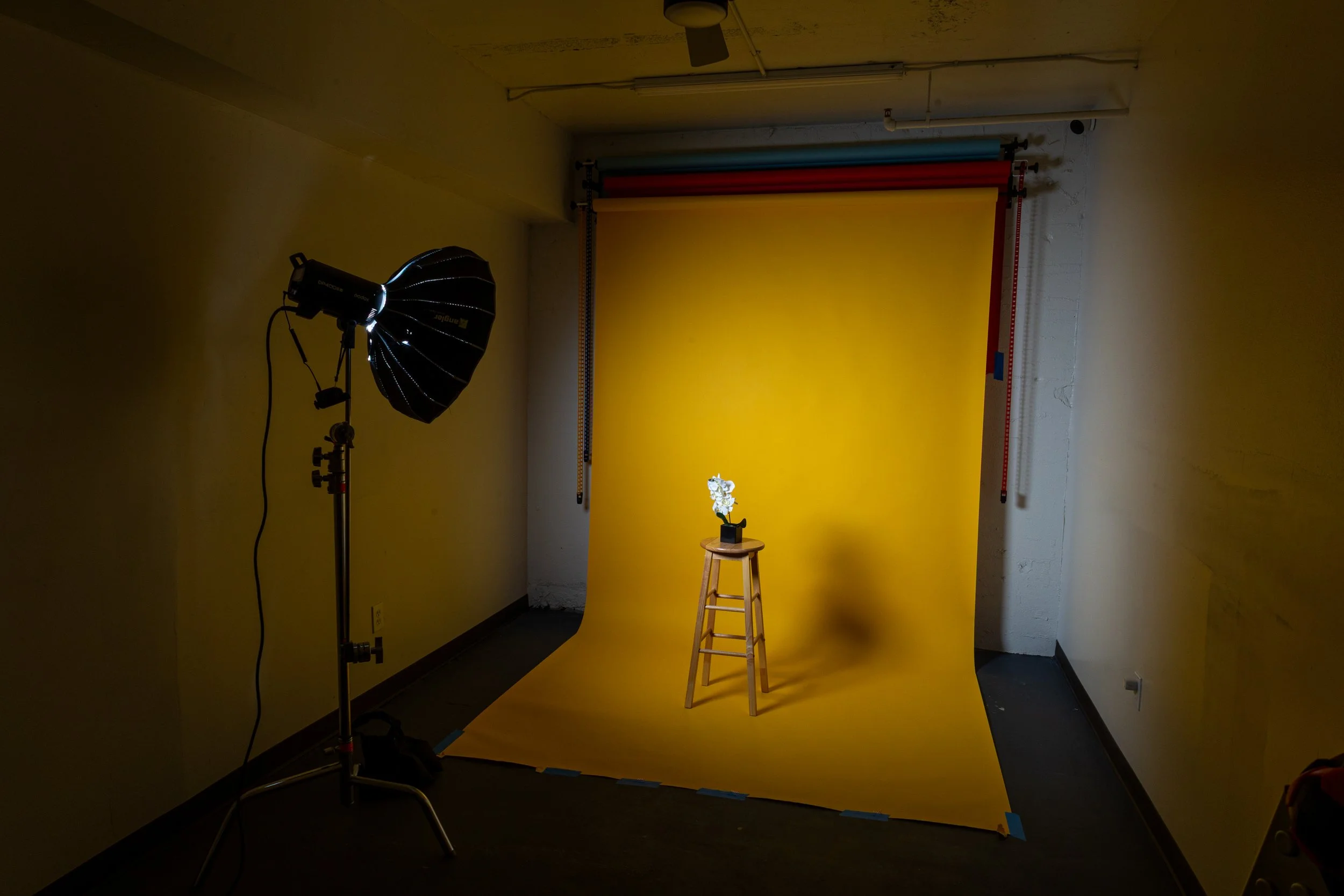 downtown riverside photo studio colored backdrops IE