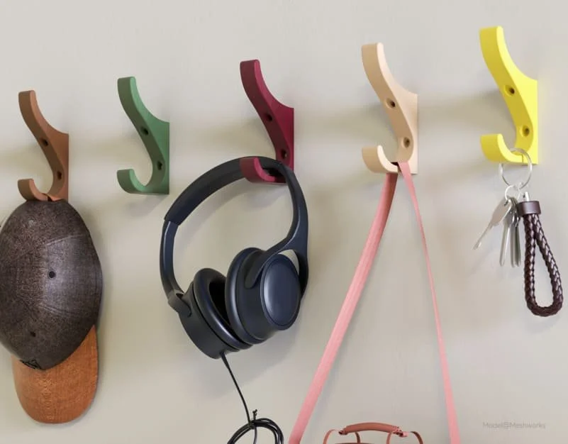 Outdoor hook 3D printed with Kexcelled PETG GF K5™, a high-performance filament that combines easy printing with the strength of glass fiber reinforcement. 
