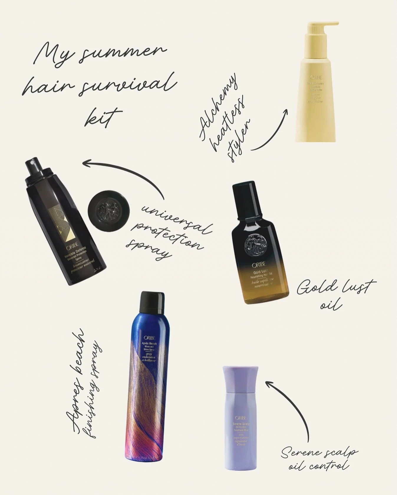 Before the boat days, beach trips, pool days, and long weekends, these are the products I&rsquo;m reaching for again and again.

&bull; Invisible Defense for daily heat and UV protection
&bull; Alchemy Heatless Styler for effortless heatless styling

