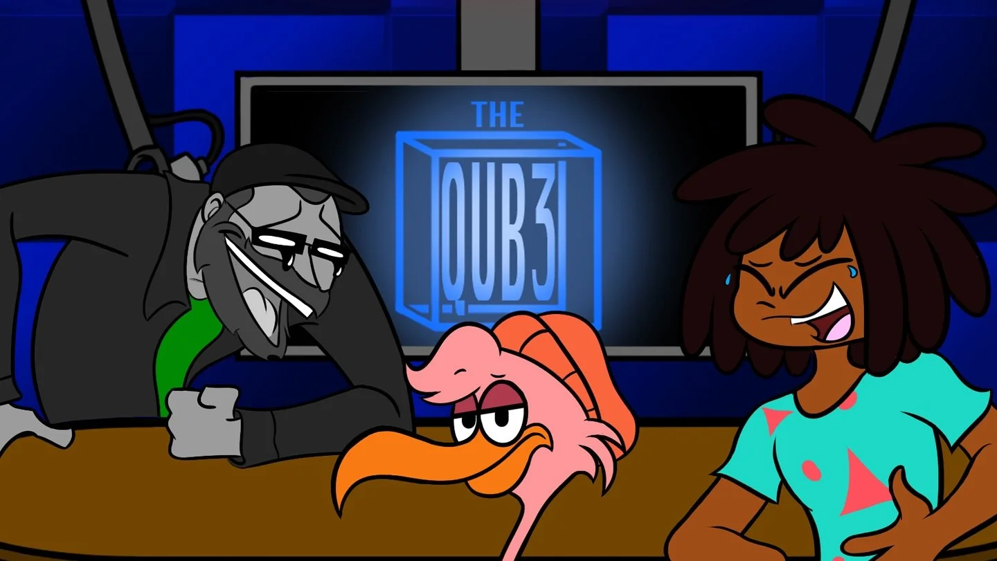 A brand new episode of The QUB3 drops this Saturday, with my special guest @toontk_be_drawing .

#flamingo #fanart #youtube #youtubechannels #youtubevideo #newvideo #meme #memesquad #characterdesigns #animation #animated