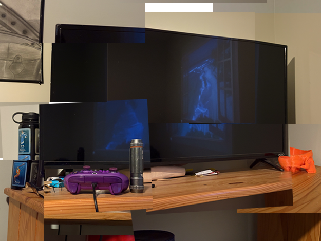 Televised Memory | Photographic Collage | 6x5 | 2025