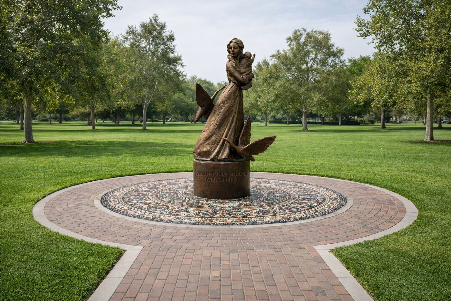 Sculpture Maquette for Orange County’s First Armenian Genocide Memorial Unveiled at 111th Anniversary Commemoration