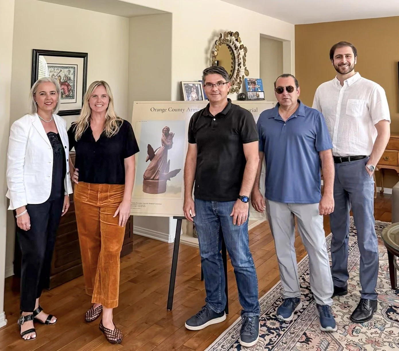 Full Commissions Executed for the Memorial Sculpture and Mosaic
