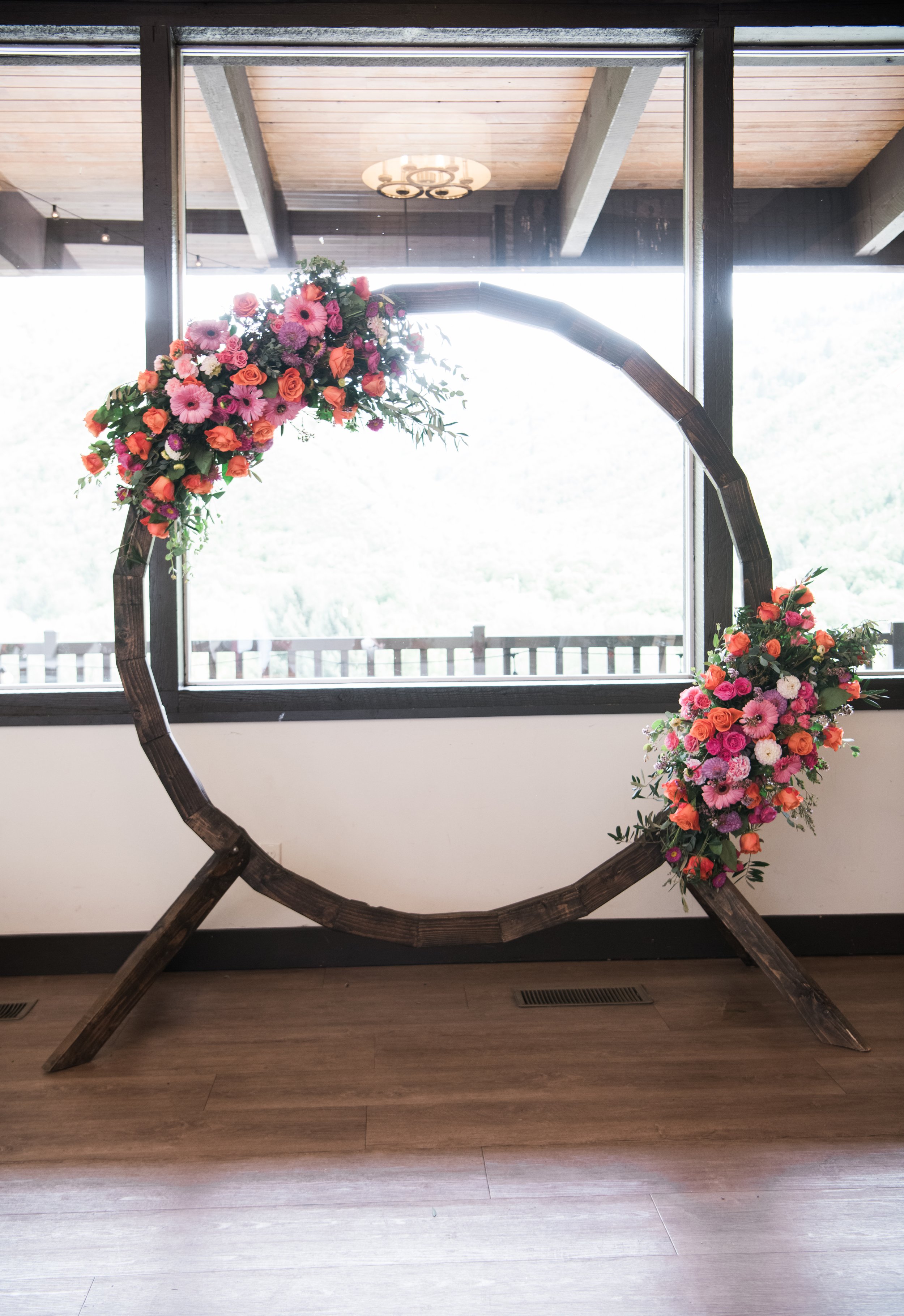 Wood Round Backdrop
