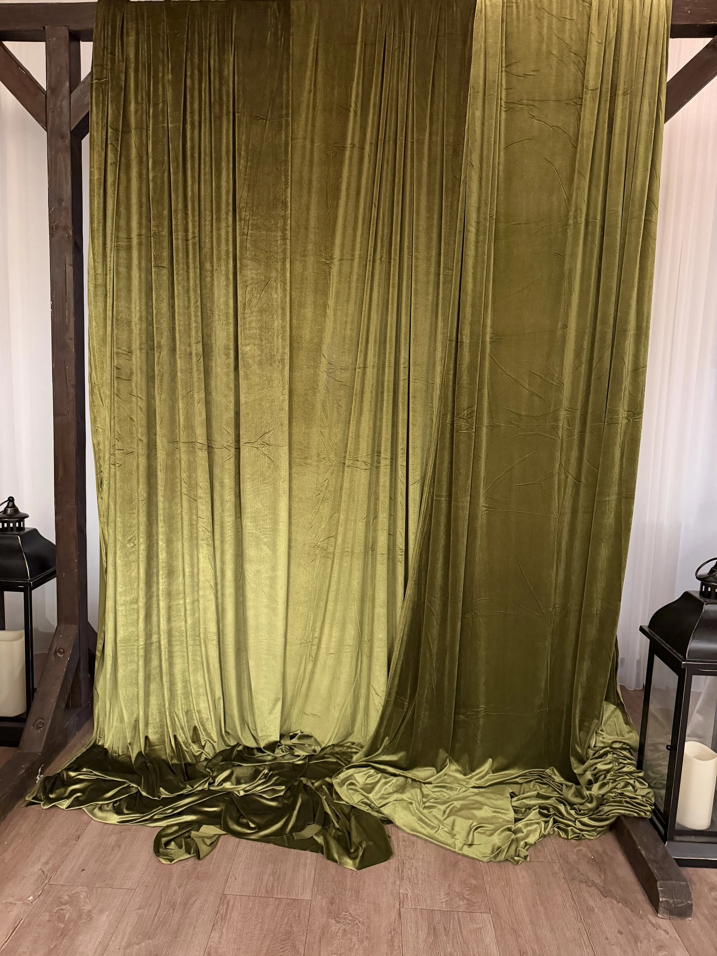 Olive Green Draperyq