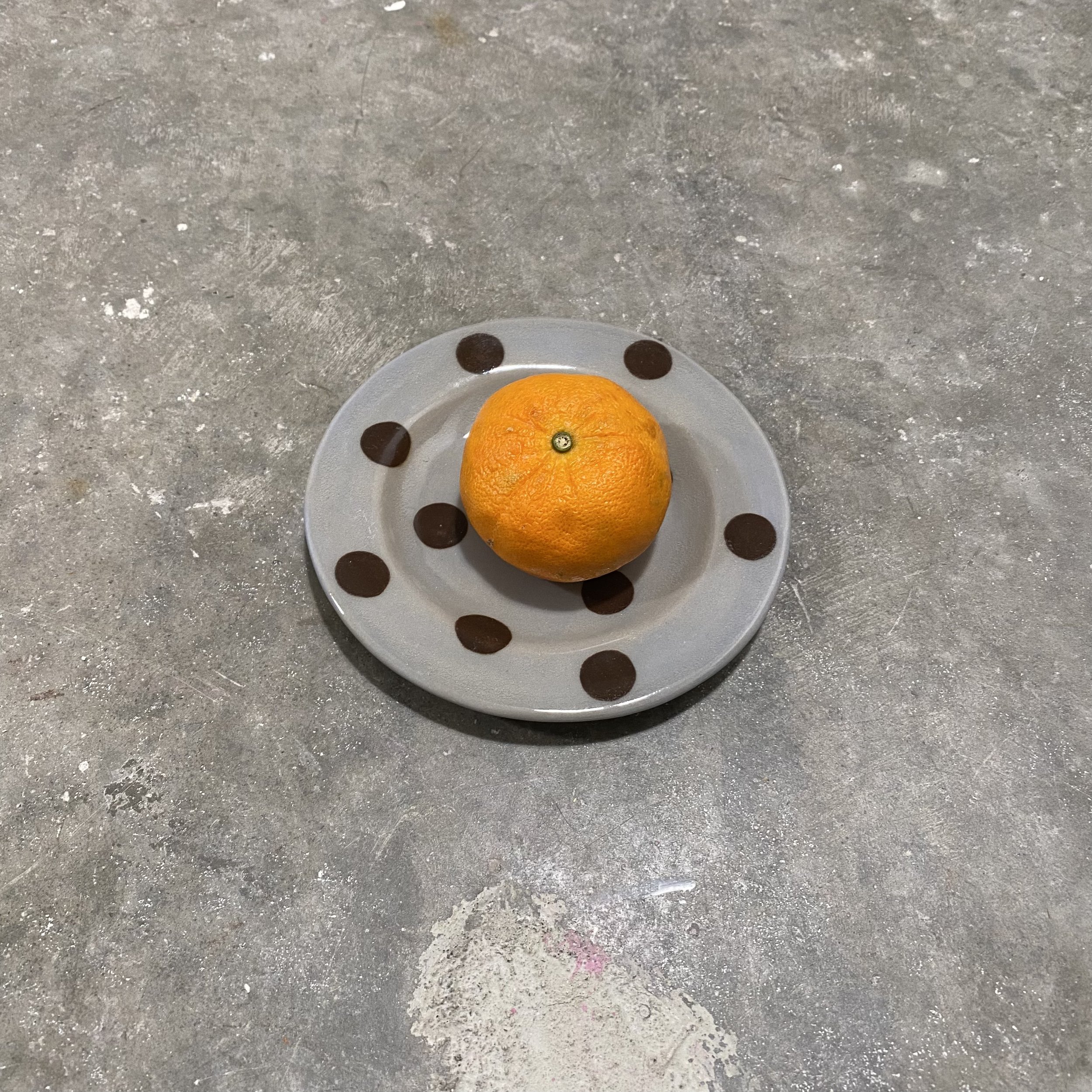 mini dots snack plate