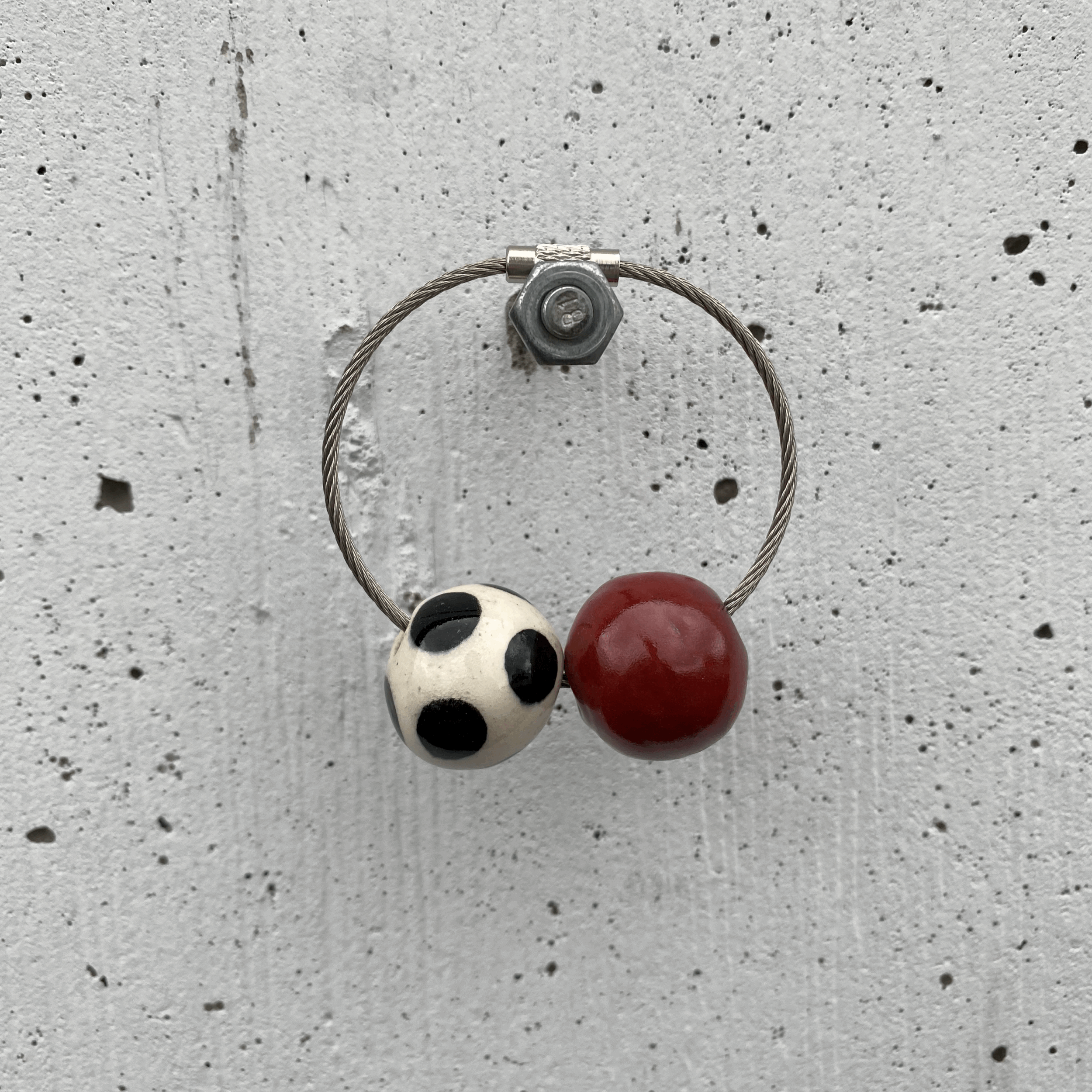 plum keyring