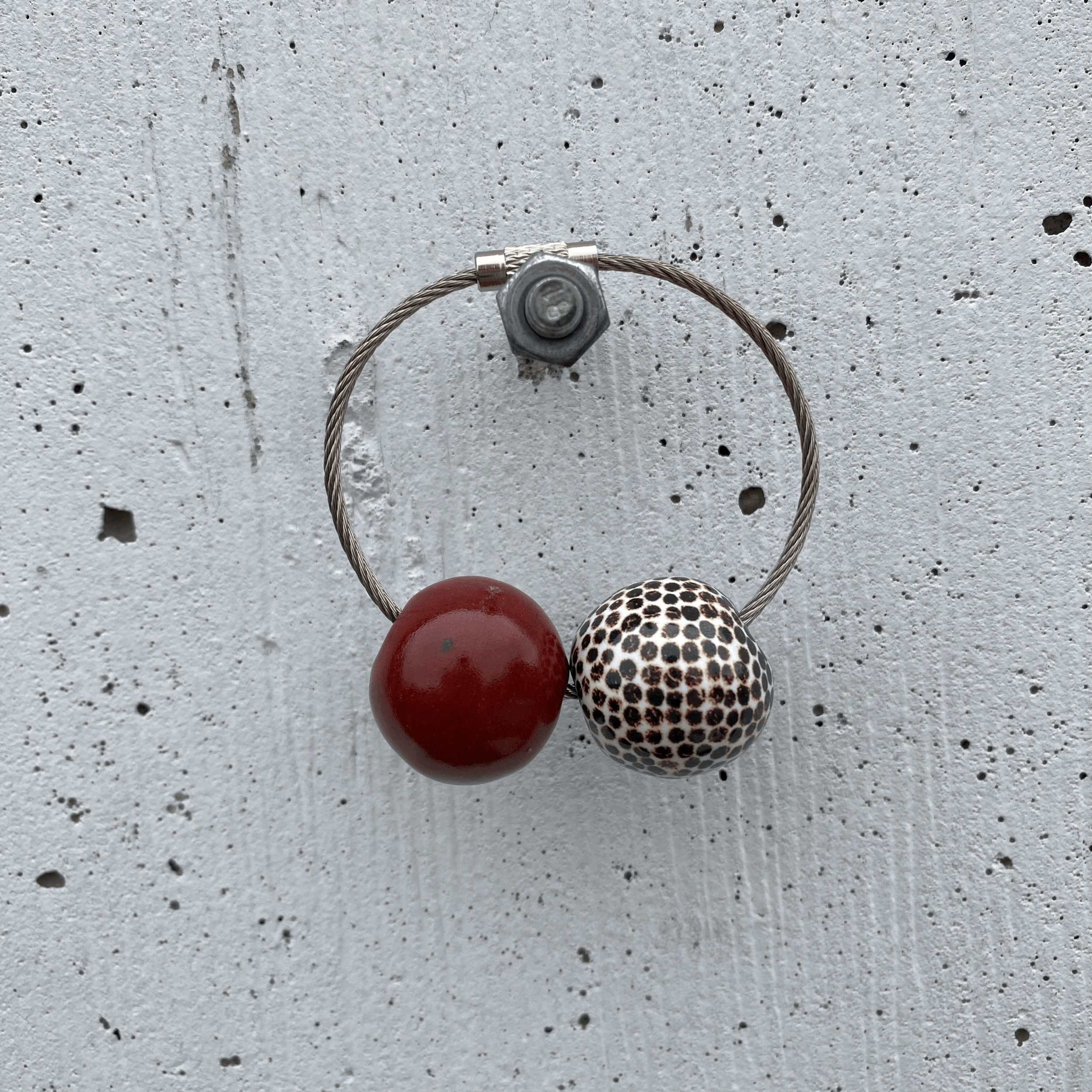plum keyring