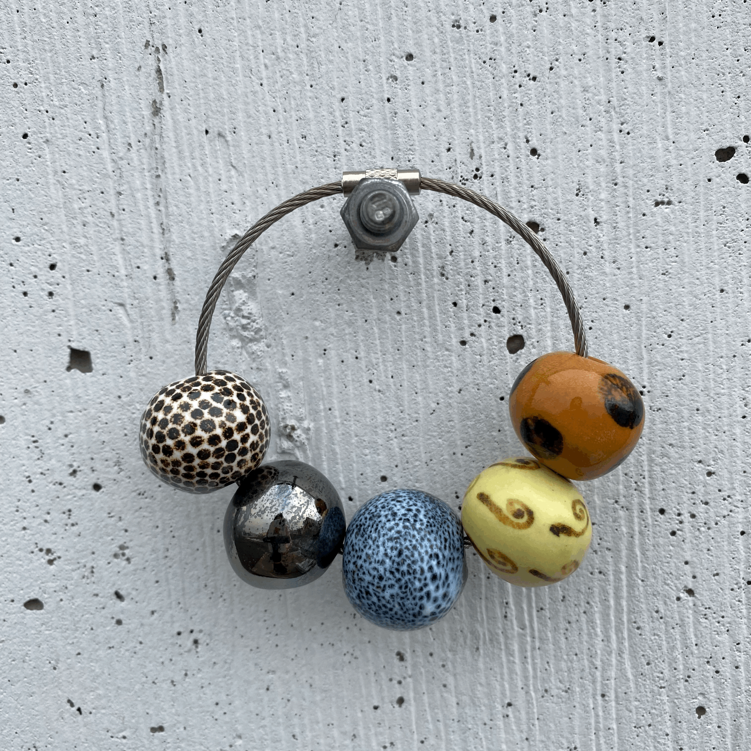 stone keyring