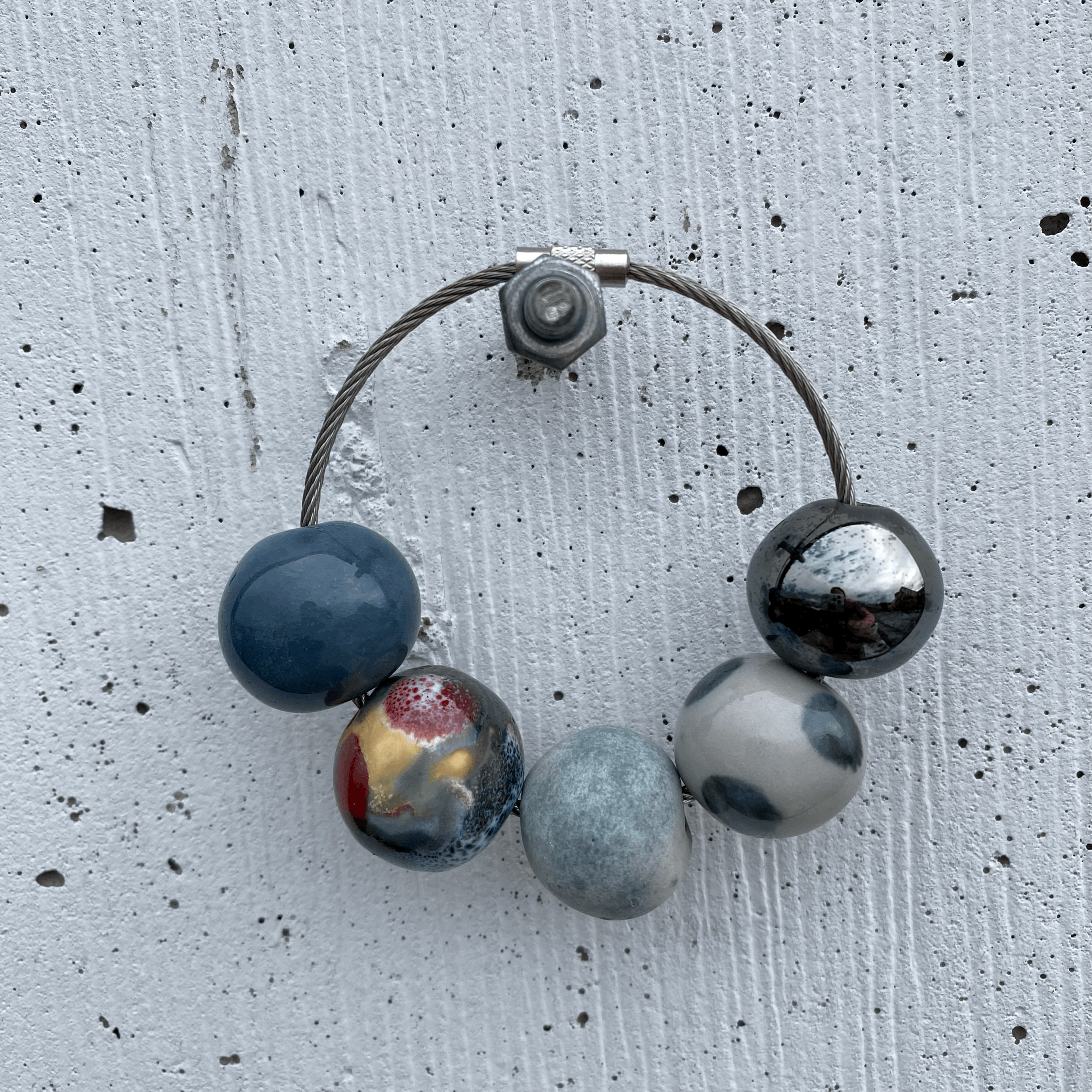 watercolour keyring