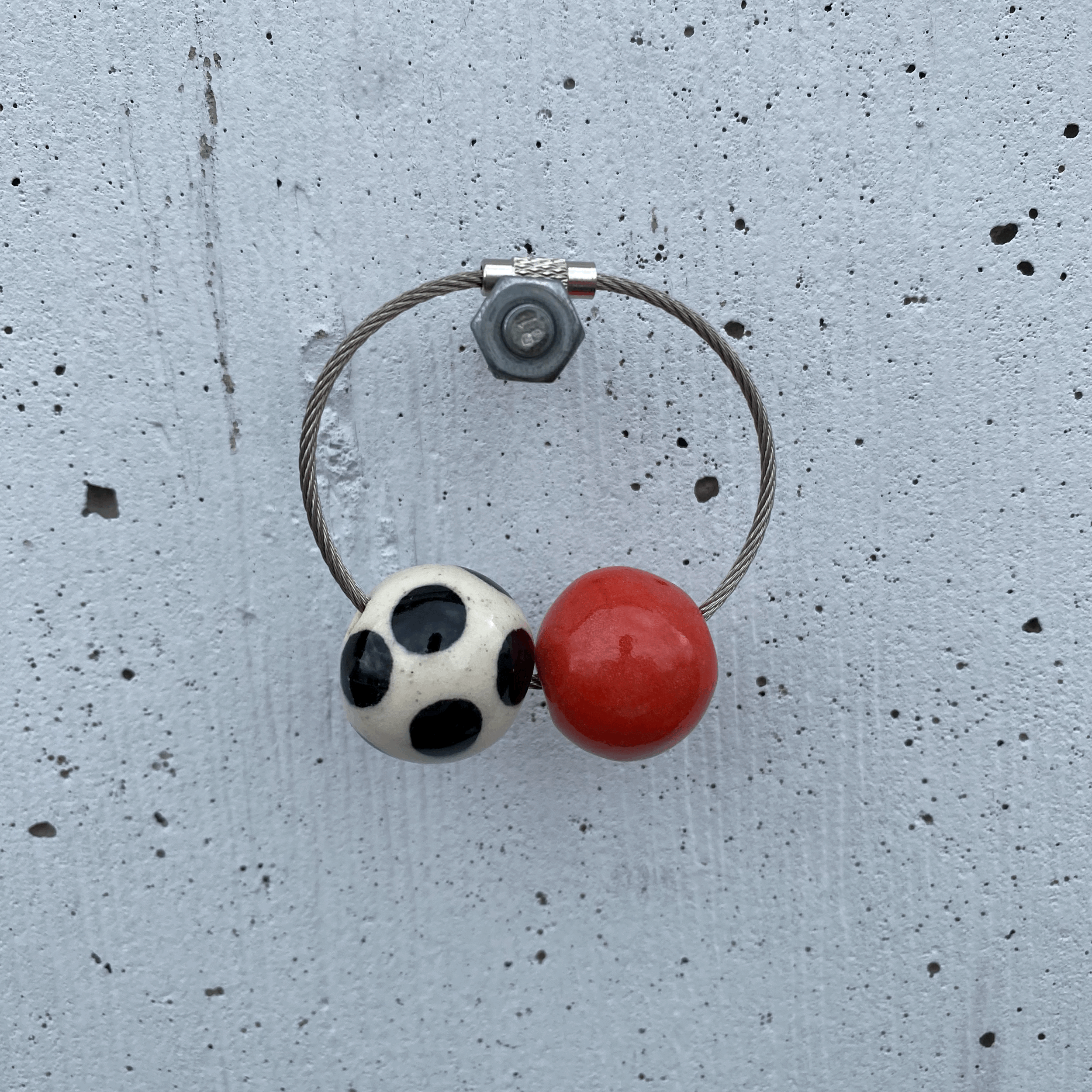 poppy keyring